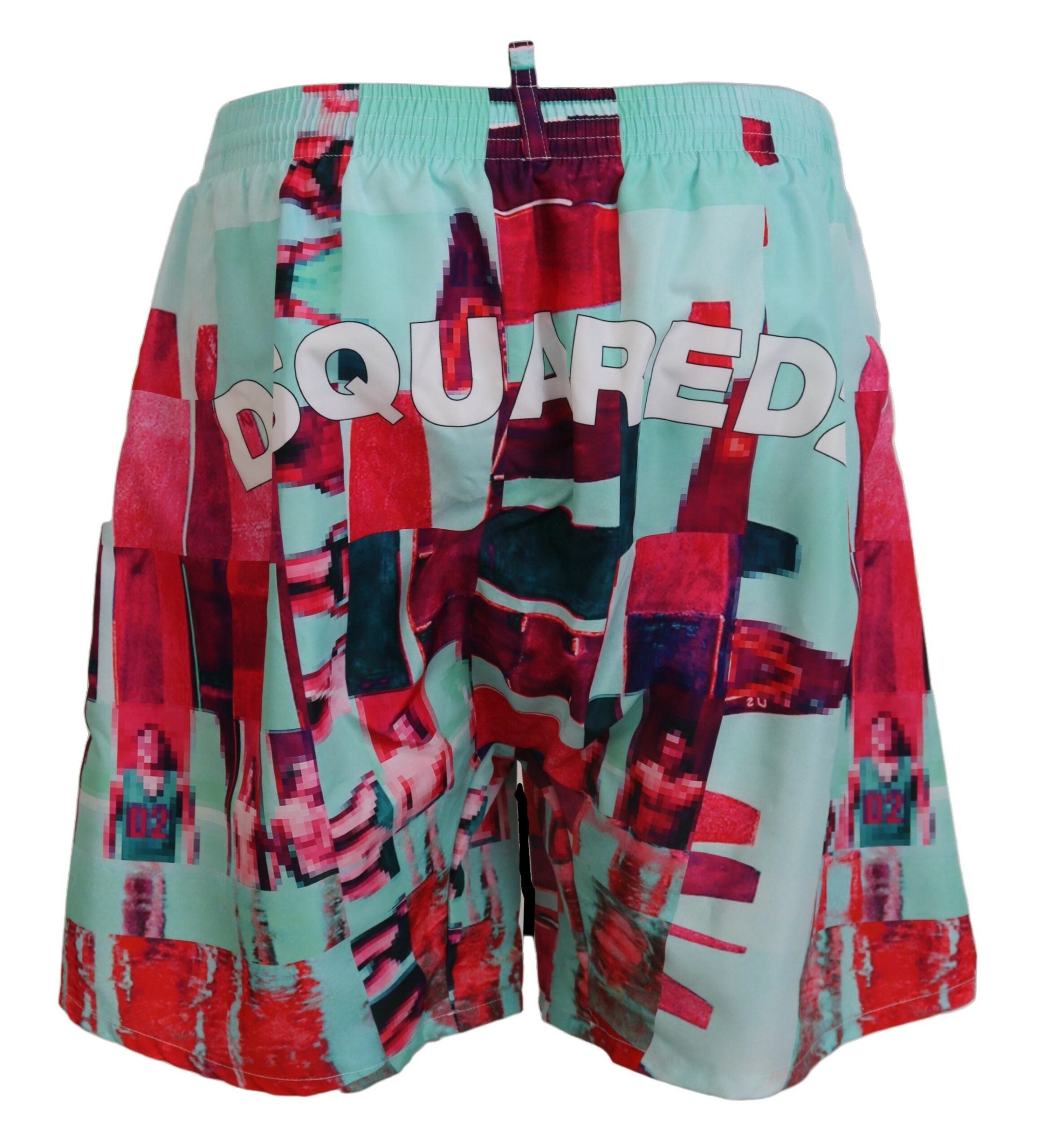 Multicolor Printed Beachwear Shorts Swimwear