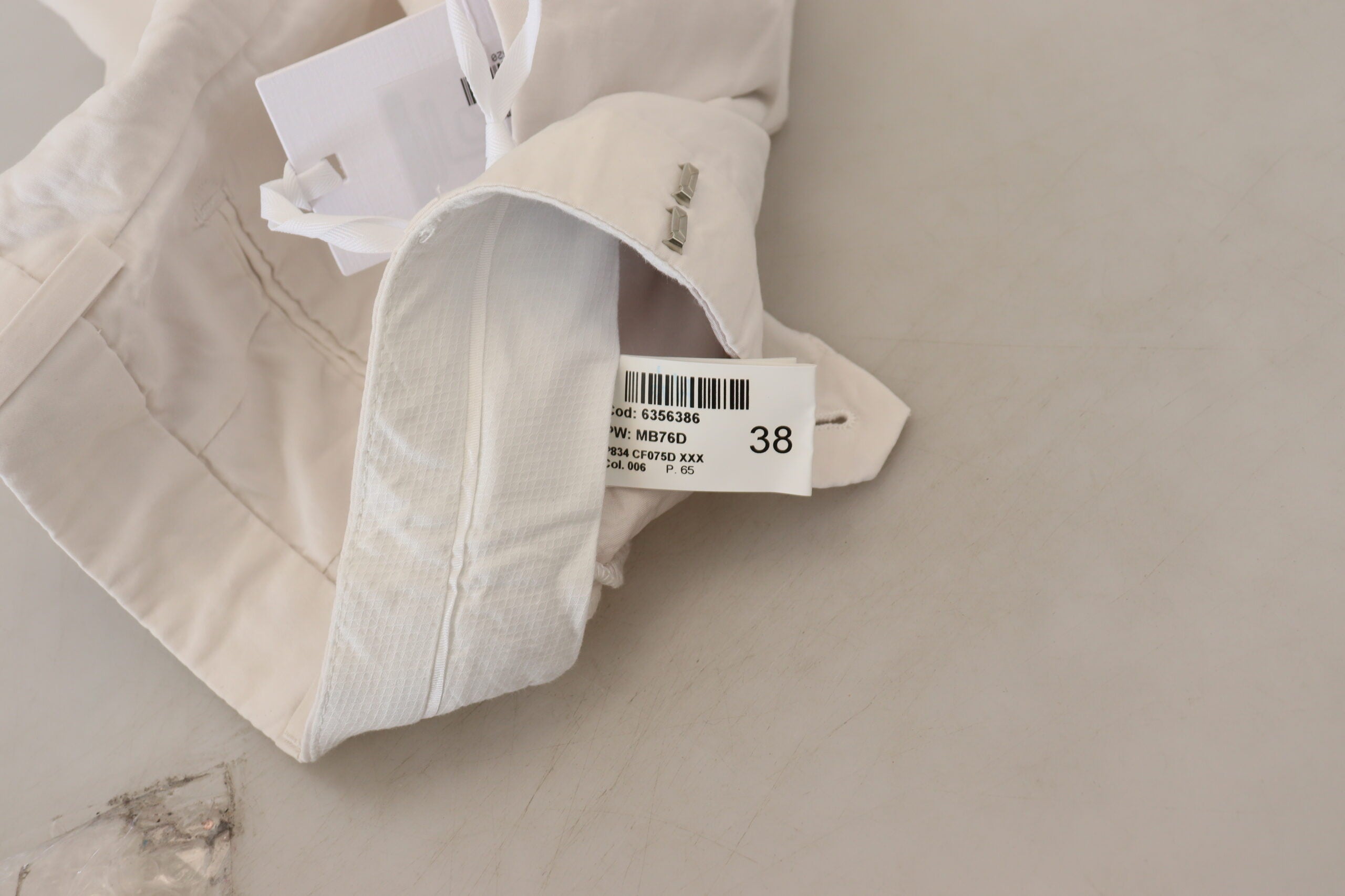 White High Waist Tapered Women Pants