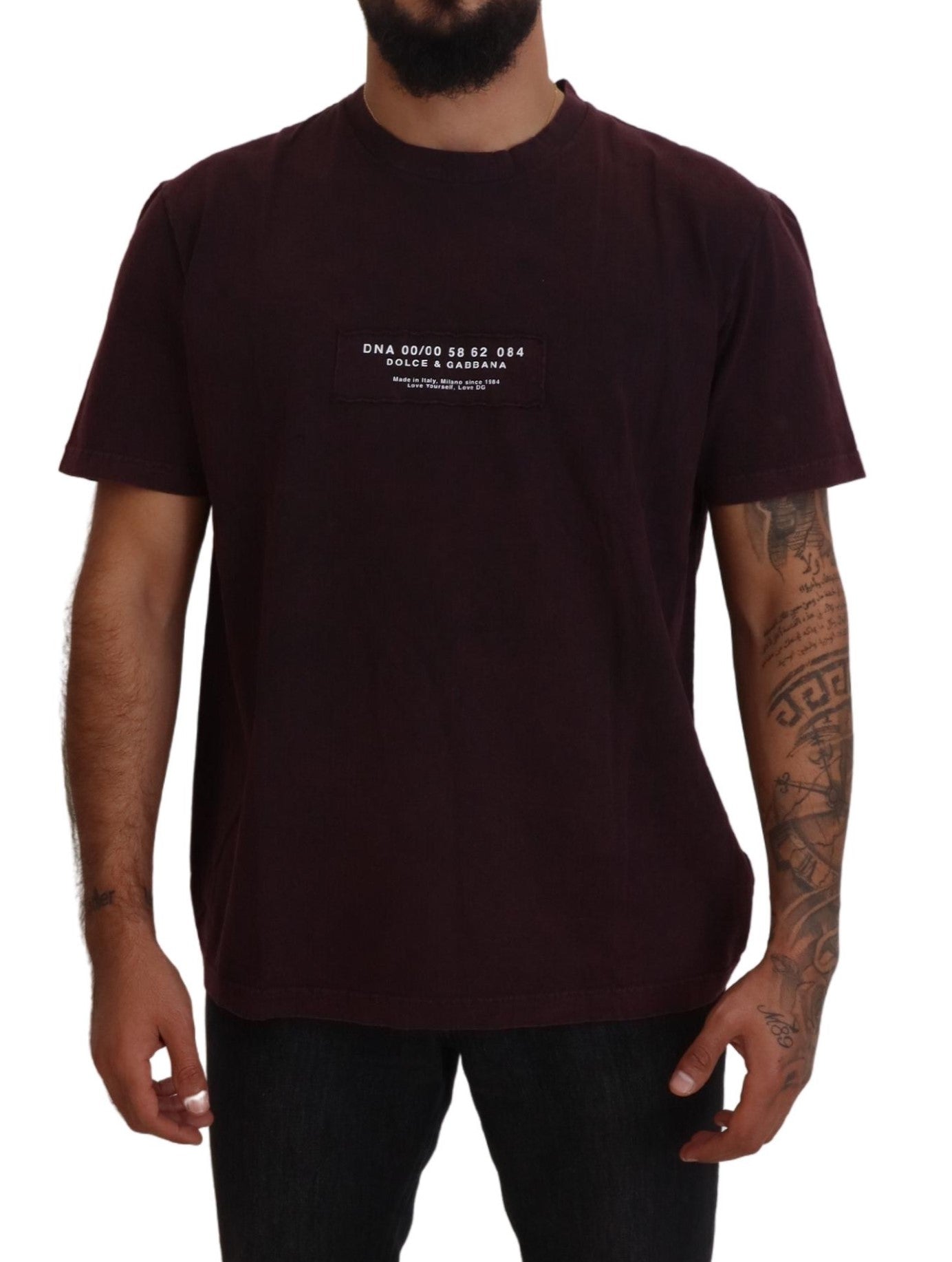 Bordeaux Crewneck Short Sleeve T-shirt