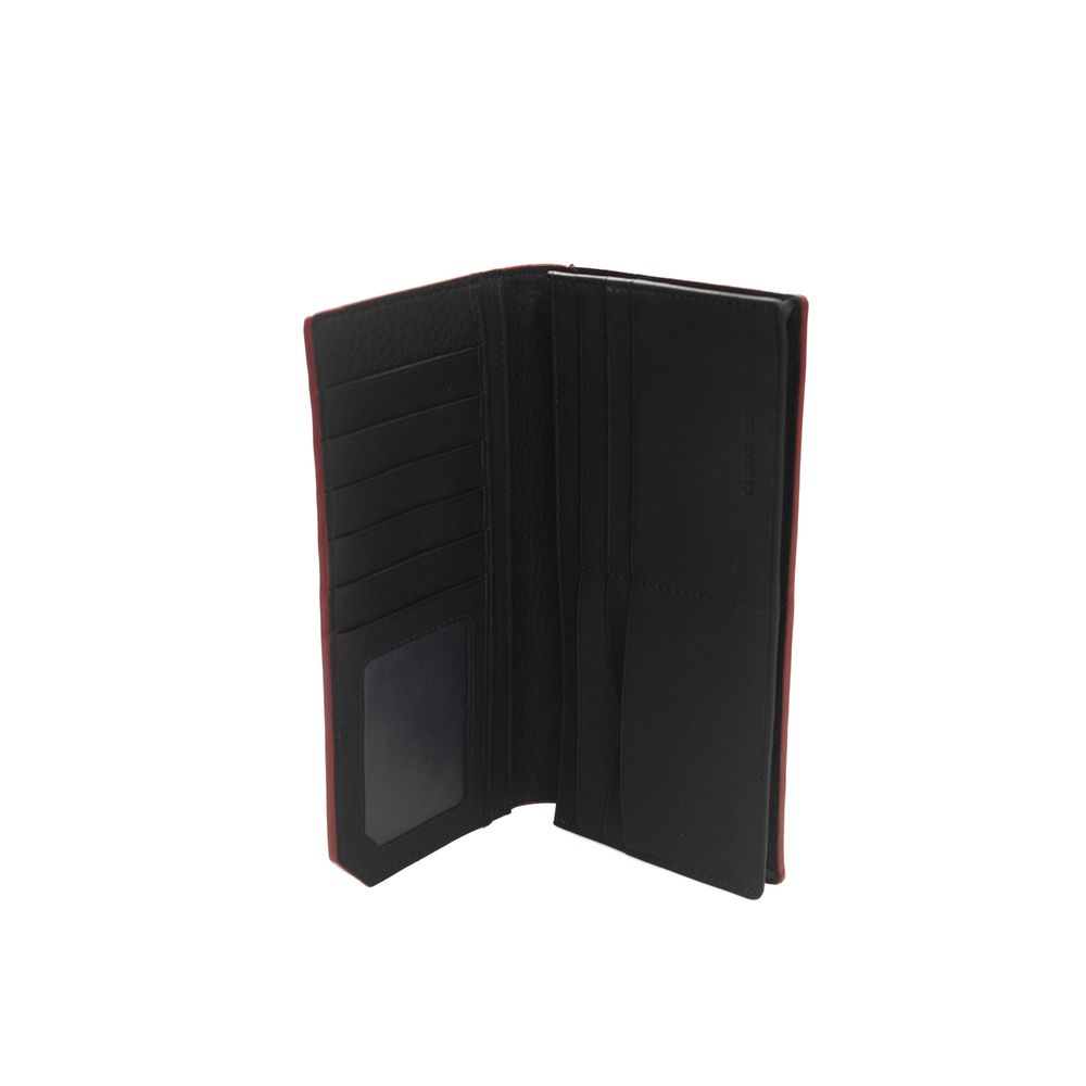 Blue Calfskin Men Wallet