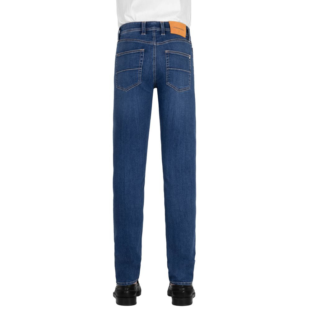 Blue Cotton Men's Jeans