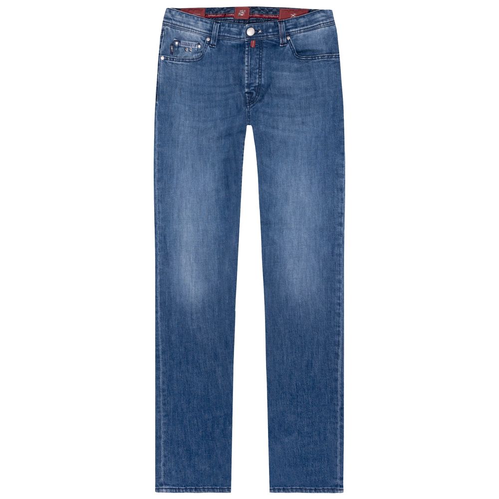 Blue Cotton Men Jeans