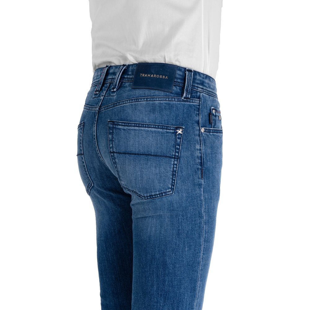 Blue Cotton Men Jeans