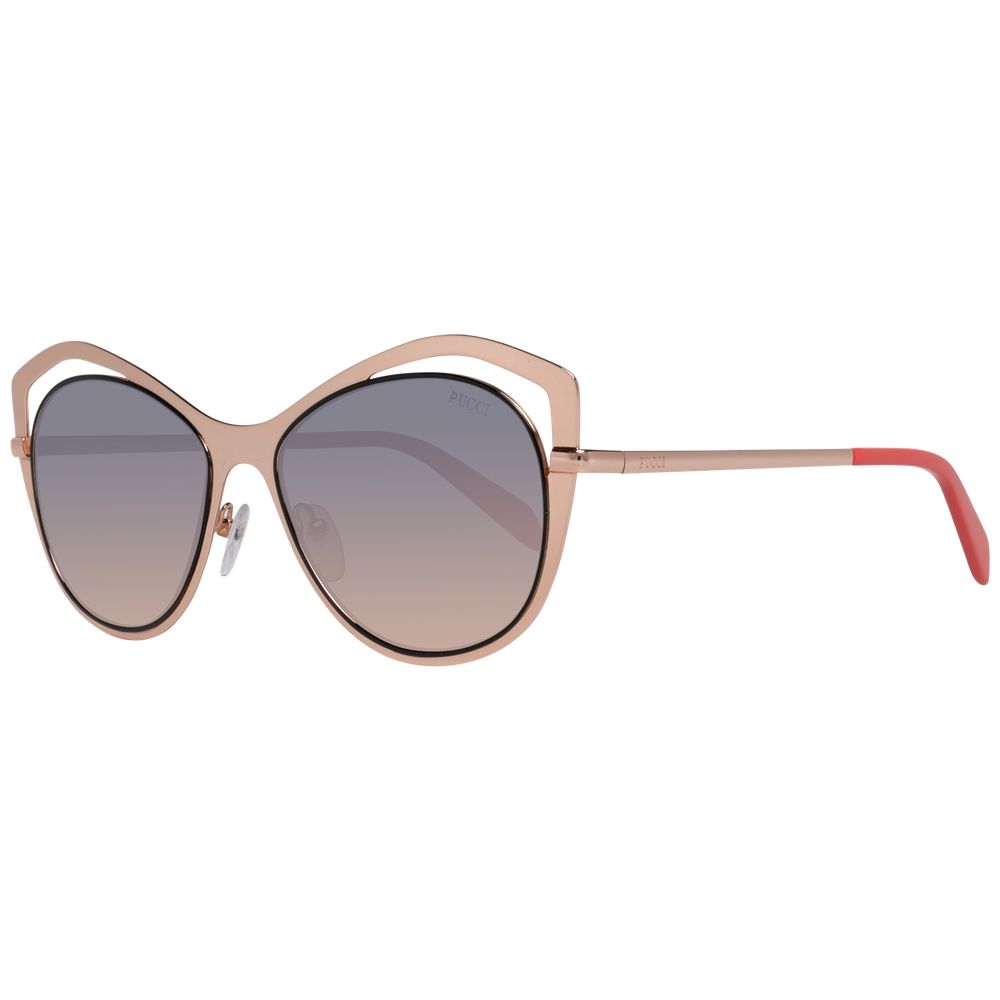 Rose Gold Metal Sunglasses