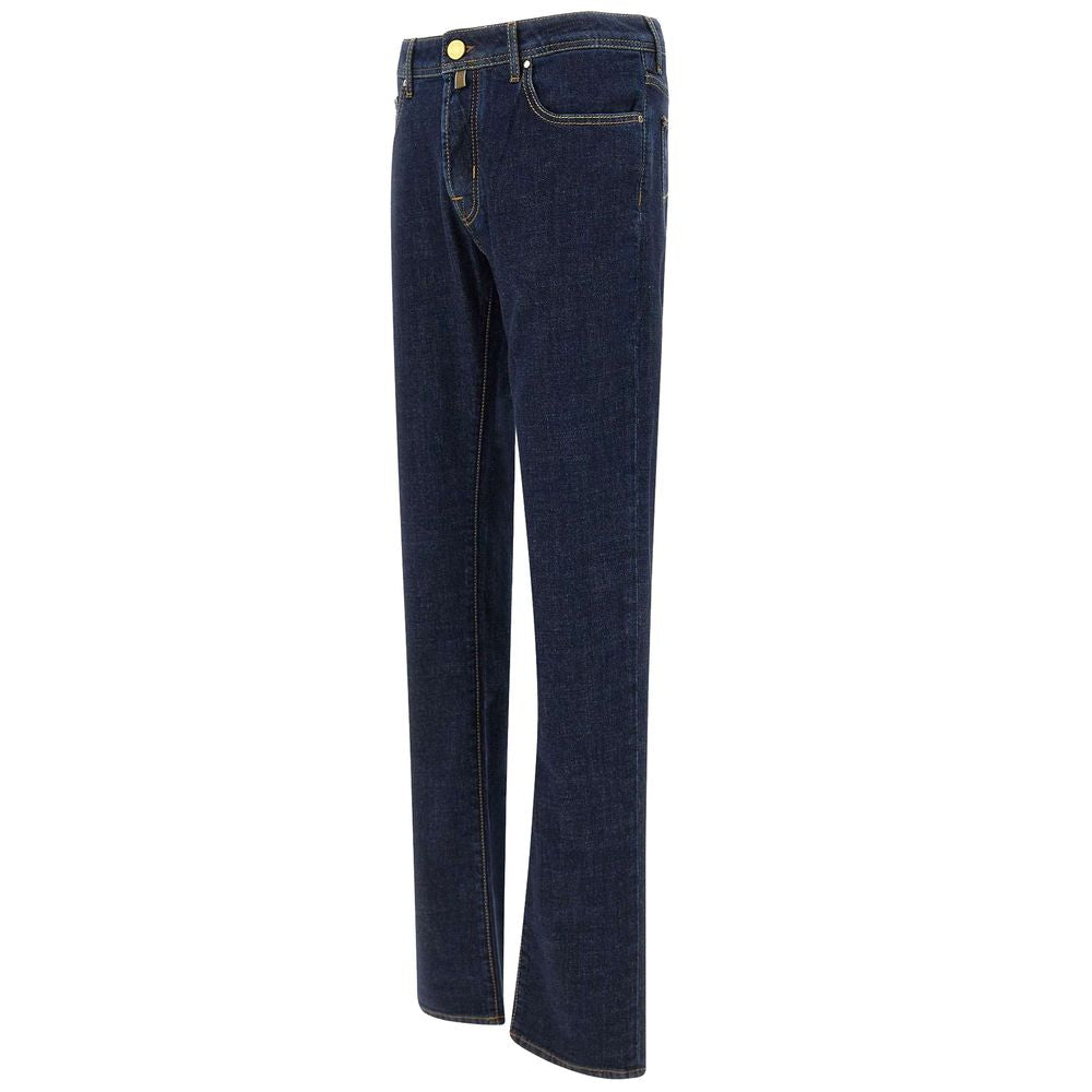 Blue Stretch Denim Men's Jeans