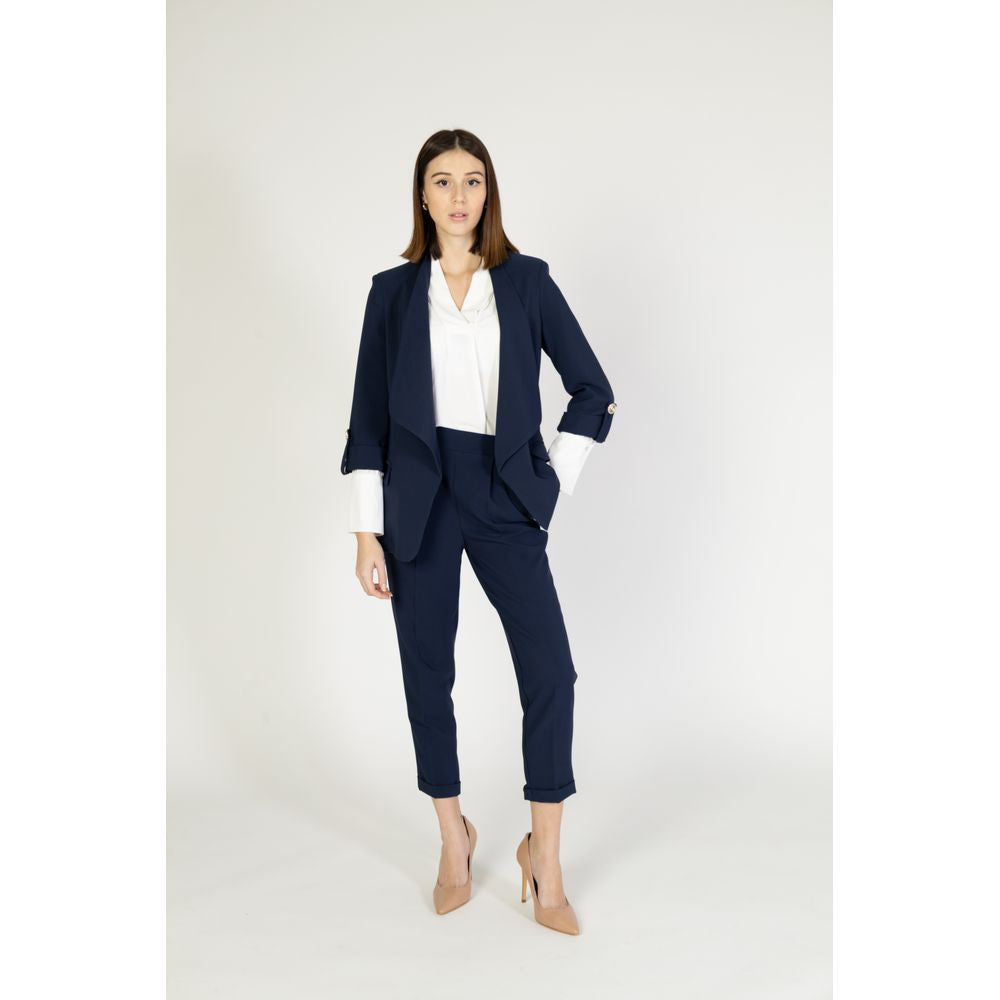 Blue Polyester Blazer