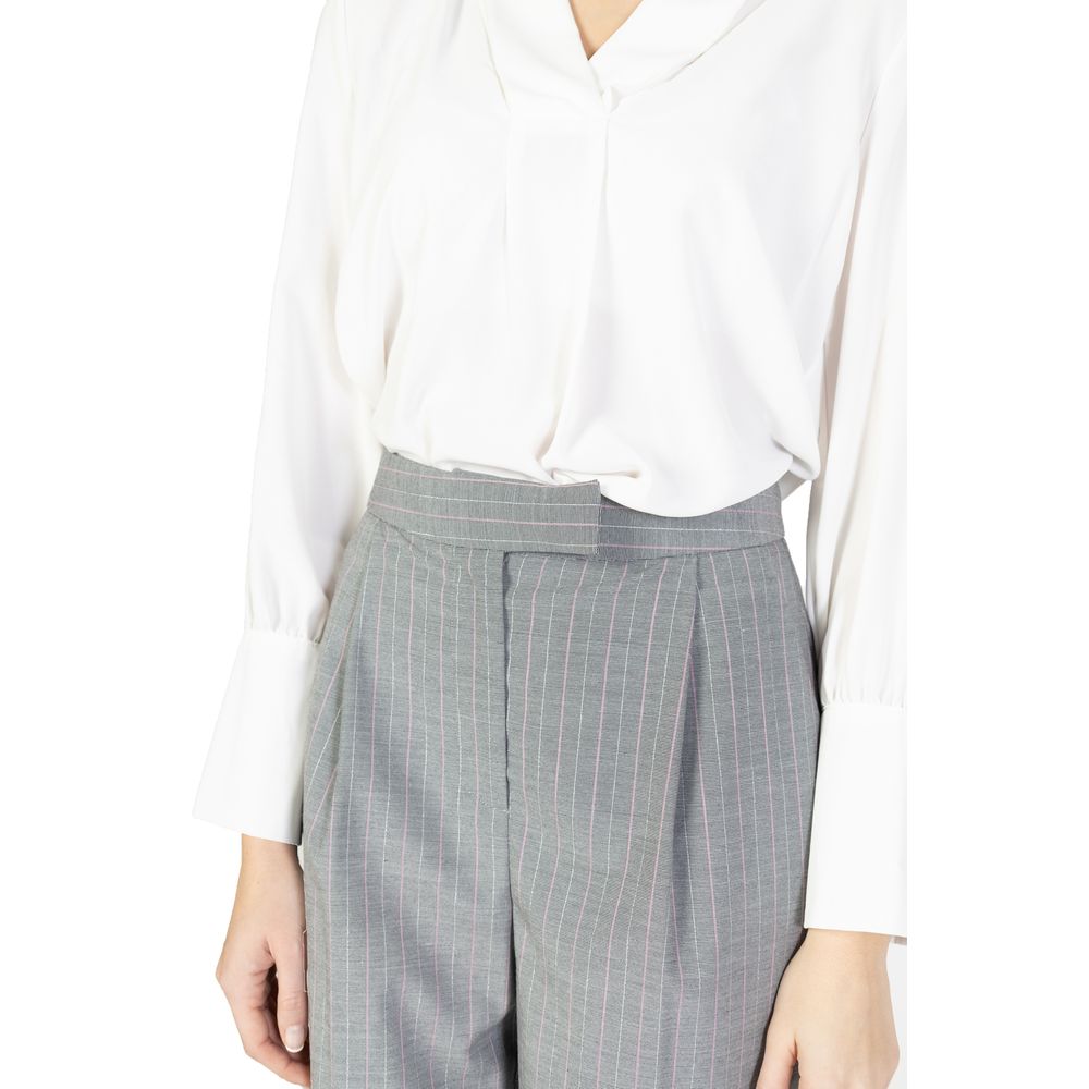 Multicolor Polyester Casual Pants