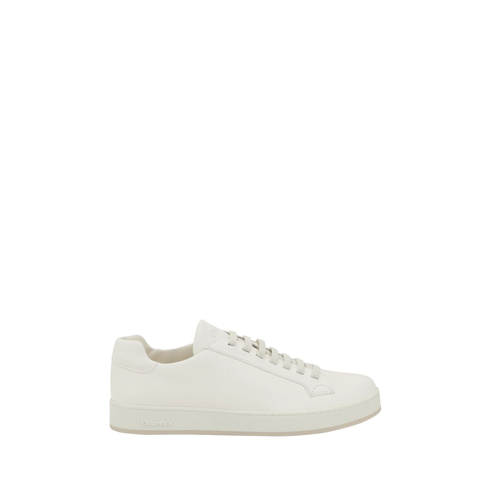 White Rubber Low Top Sneakers