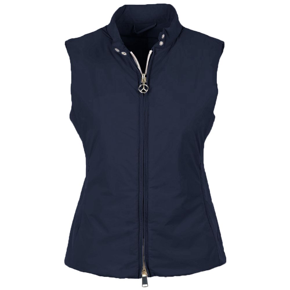 Blue Nylon Women Vest