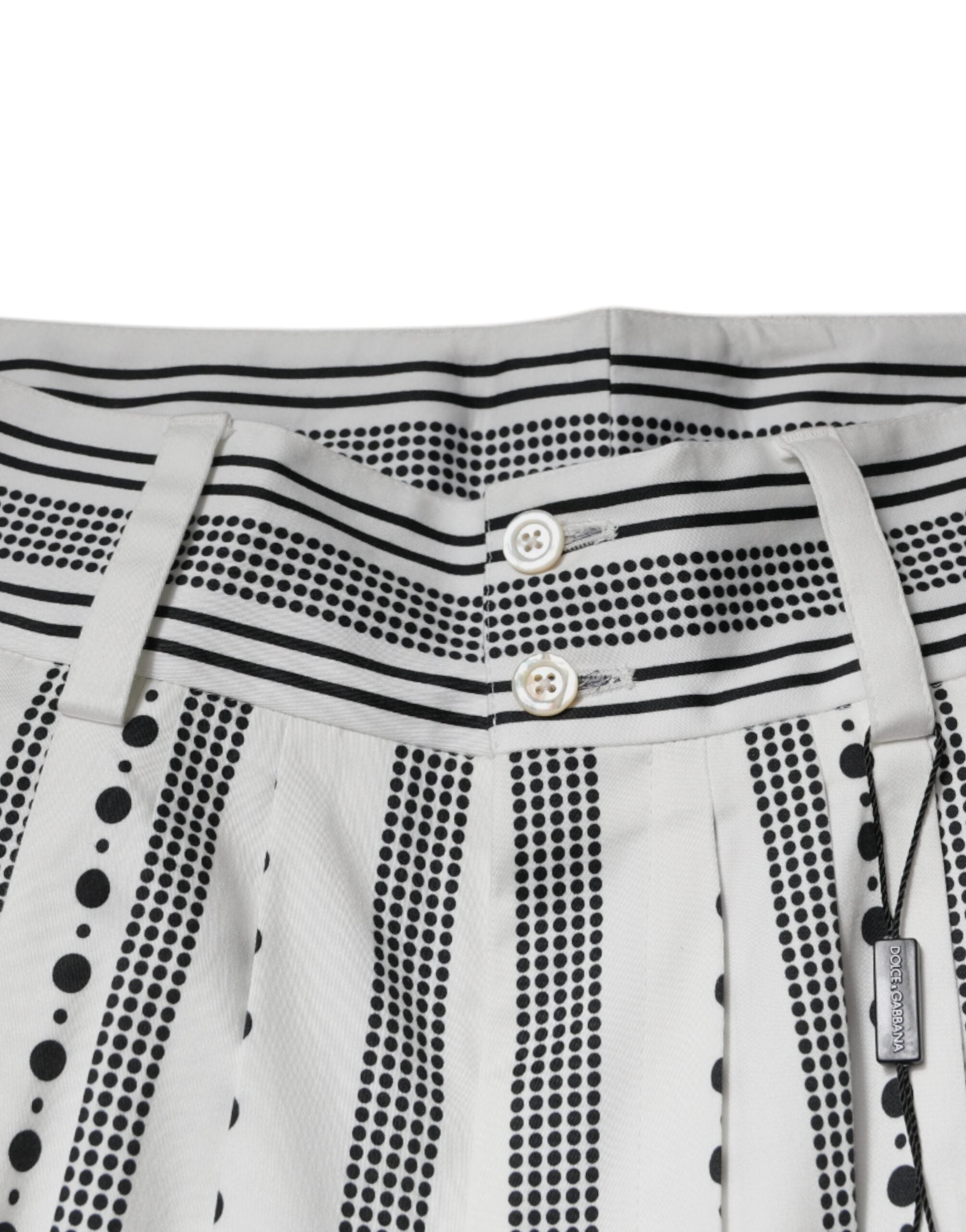 White Straight Formal Dress Pants