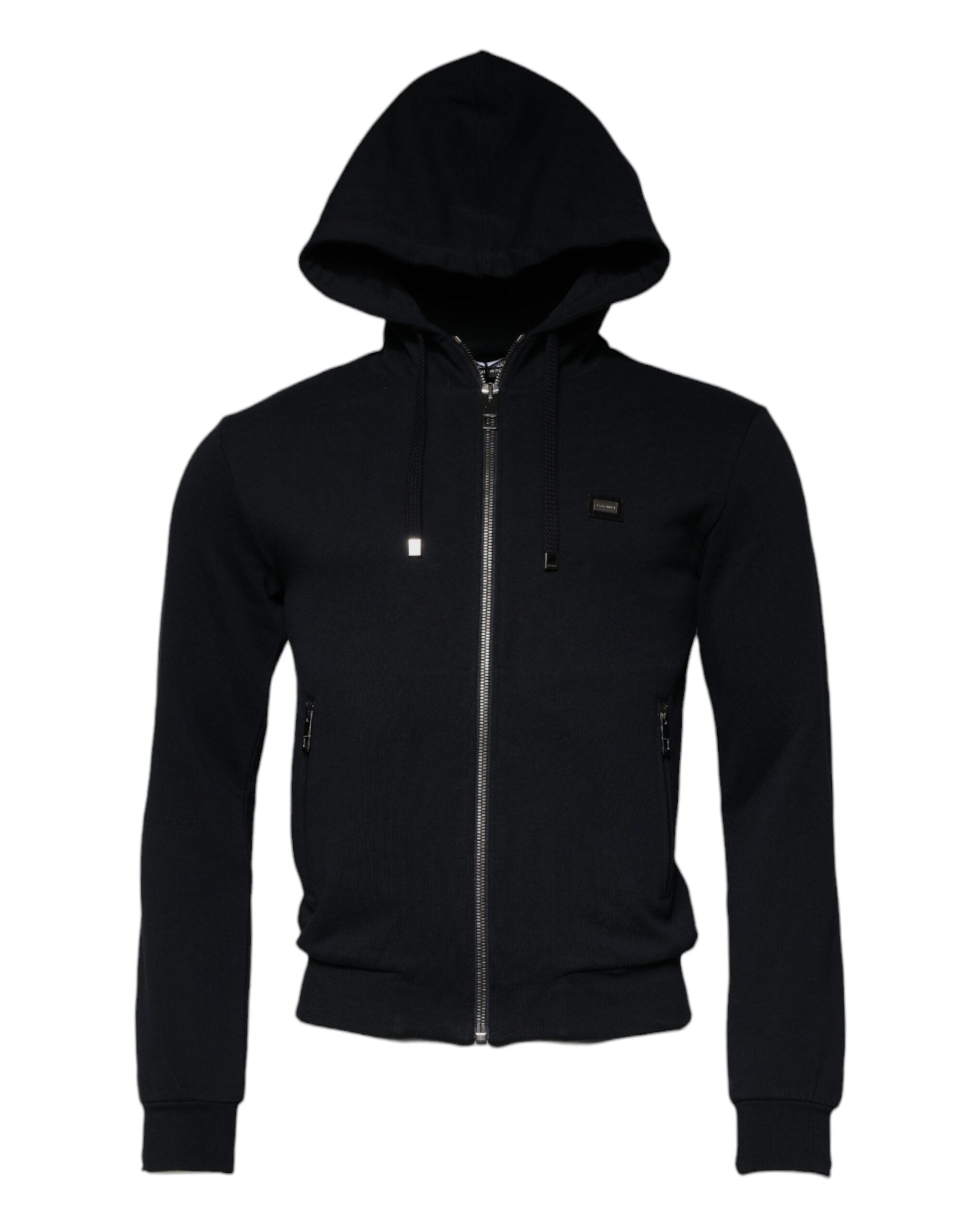 Blue Logo Full Zip Hooded Sweatshirt Sweater