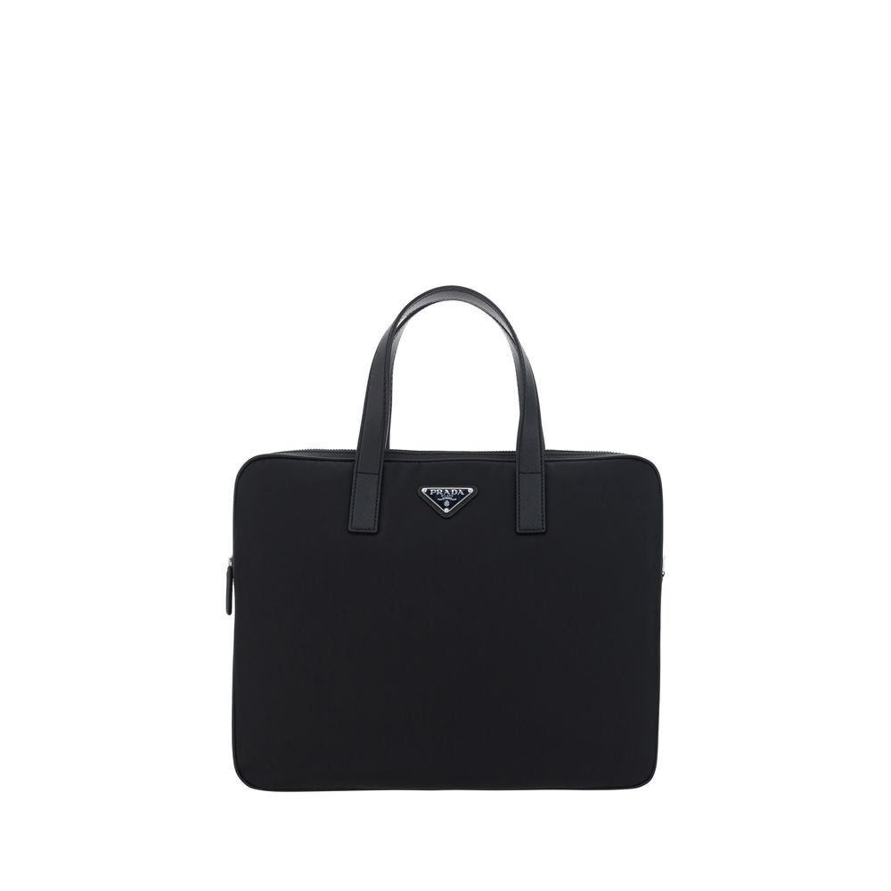 Black Polyamide Shoulder Bag