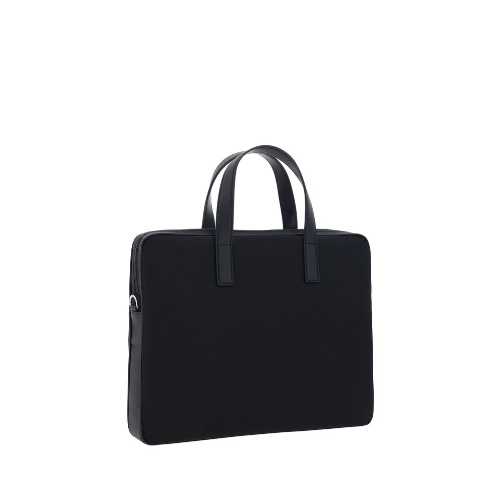 Black Polyamide Shoulder Bag