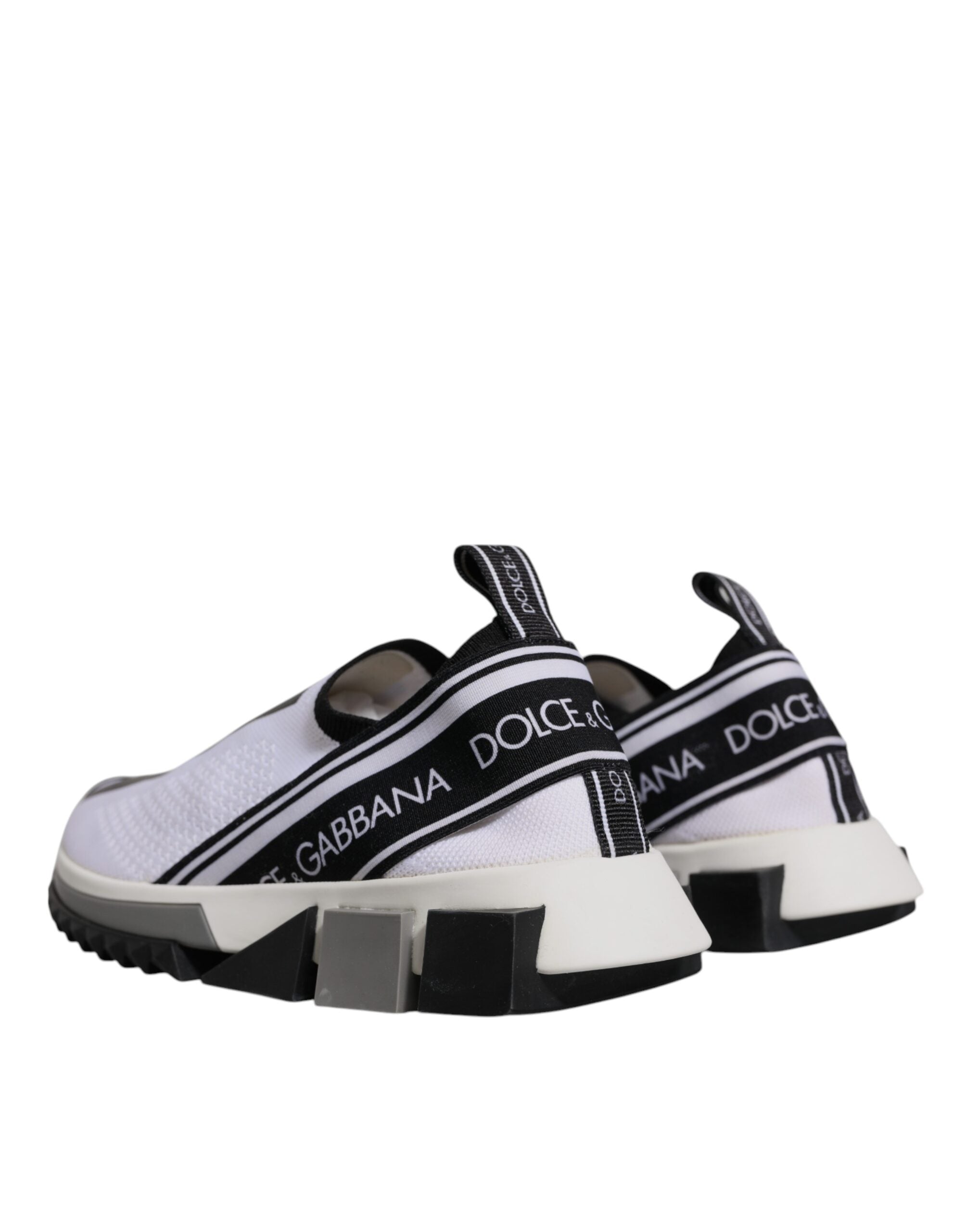 White Black Slip On Sorrento Sneakers Shoes