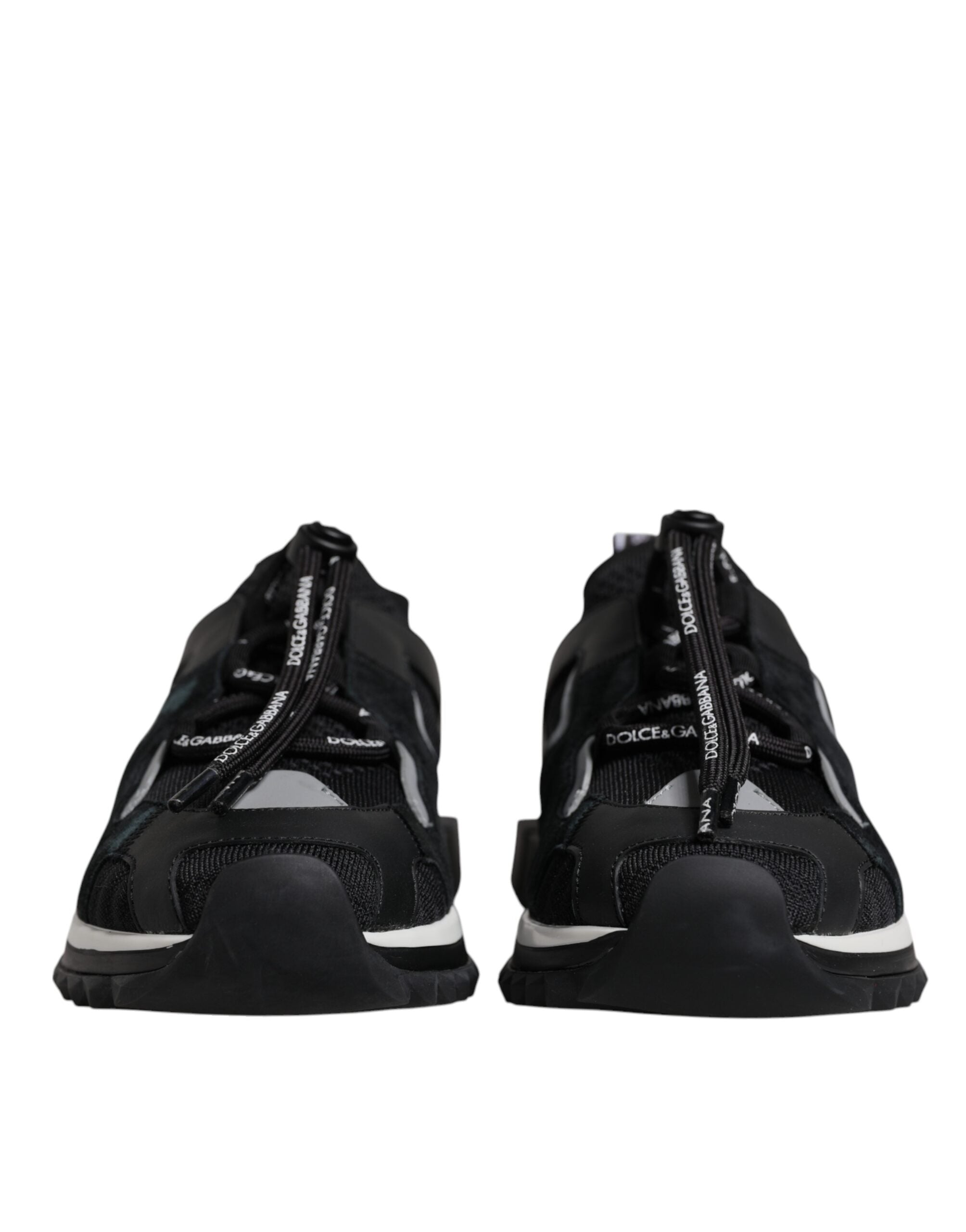 Black Mesh Sorrento Trekking Sneakers Shoes
