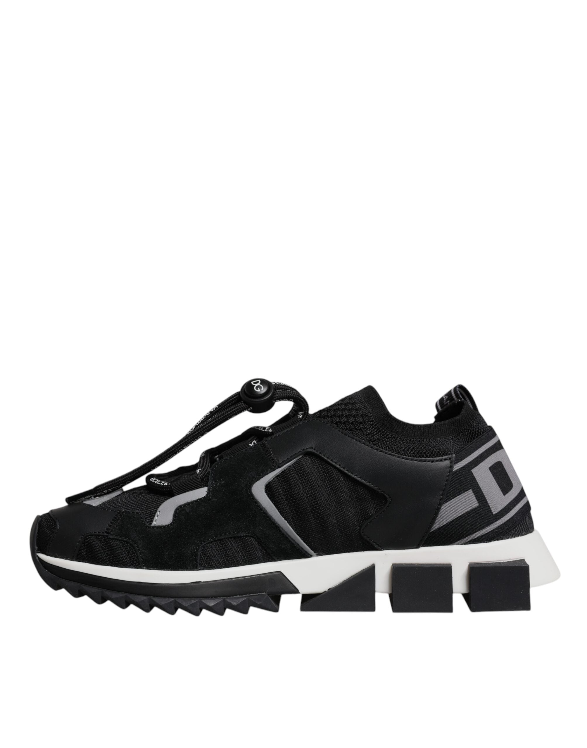 Black Mesh Sorrento Trekking Sneakers Shoes