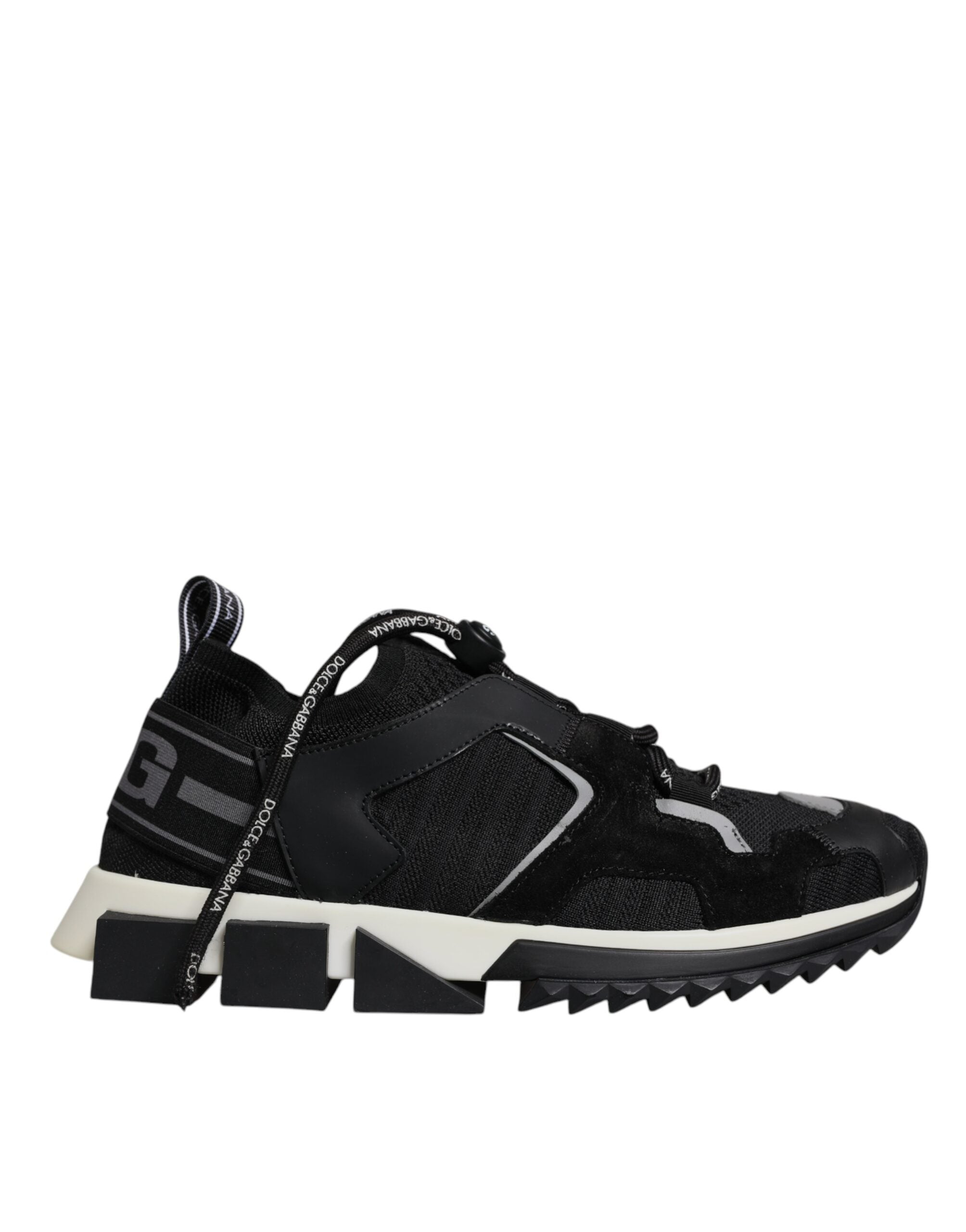Black Mesh Sorrento Trekking Sneakers Shoes