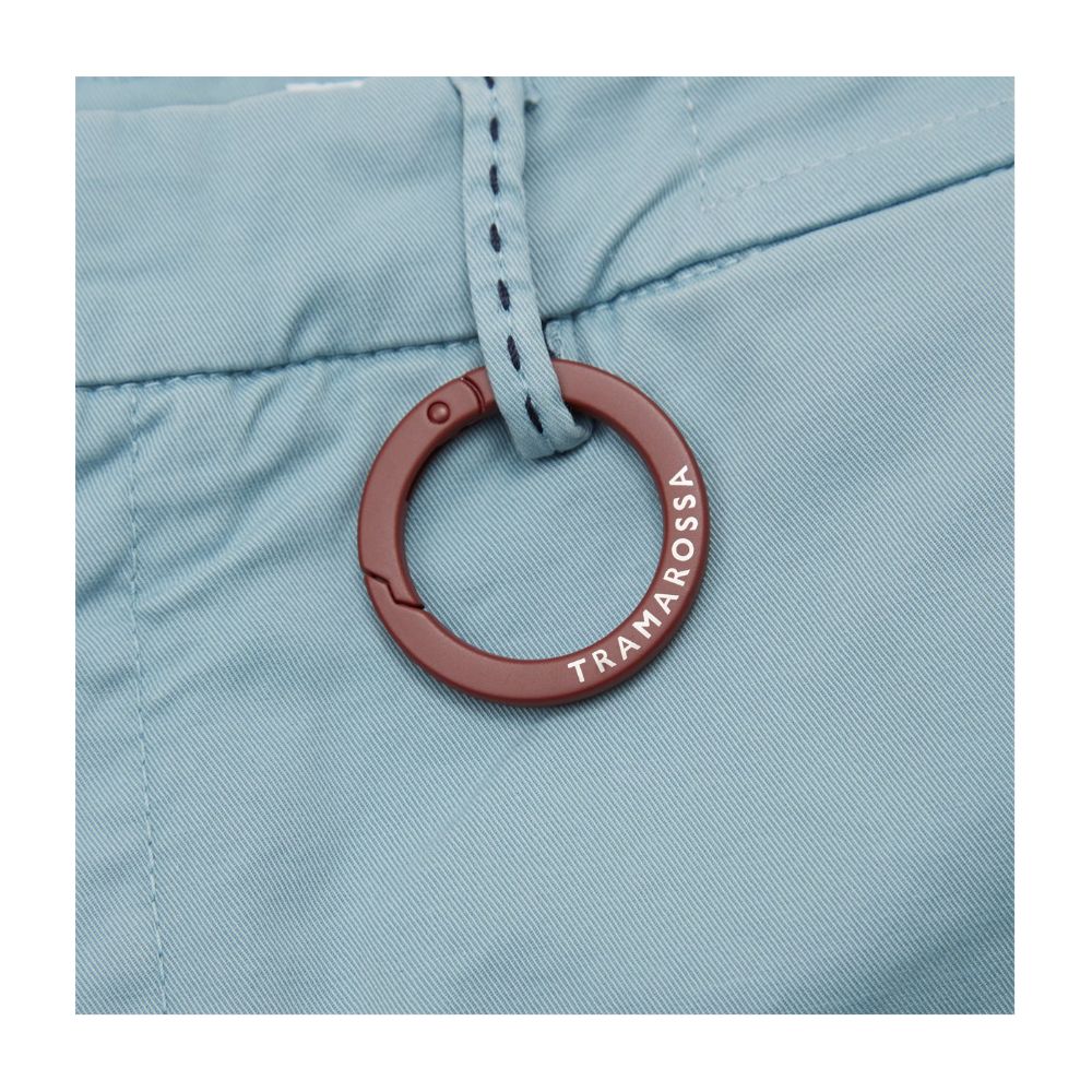 Light Blue Linen Men Short