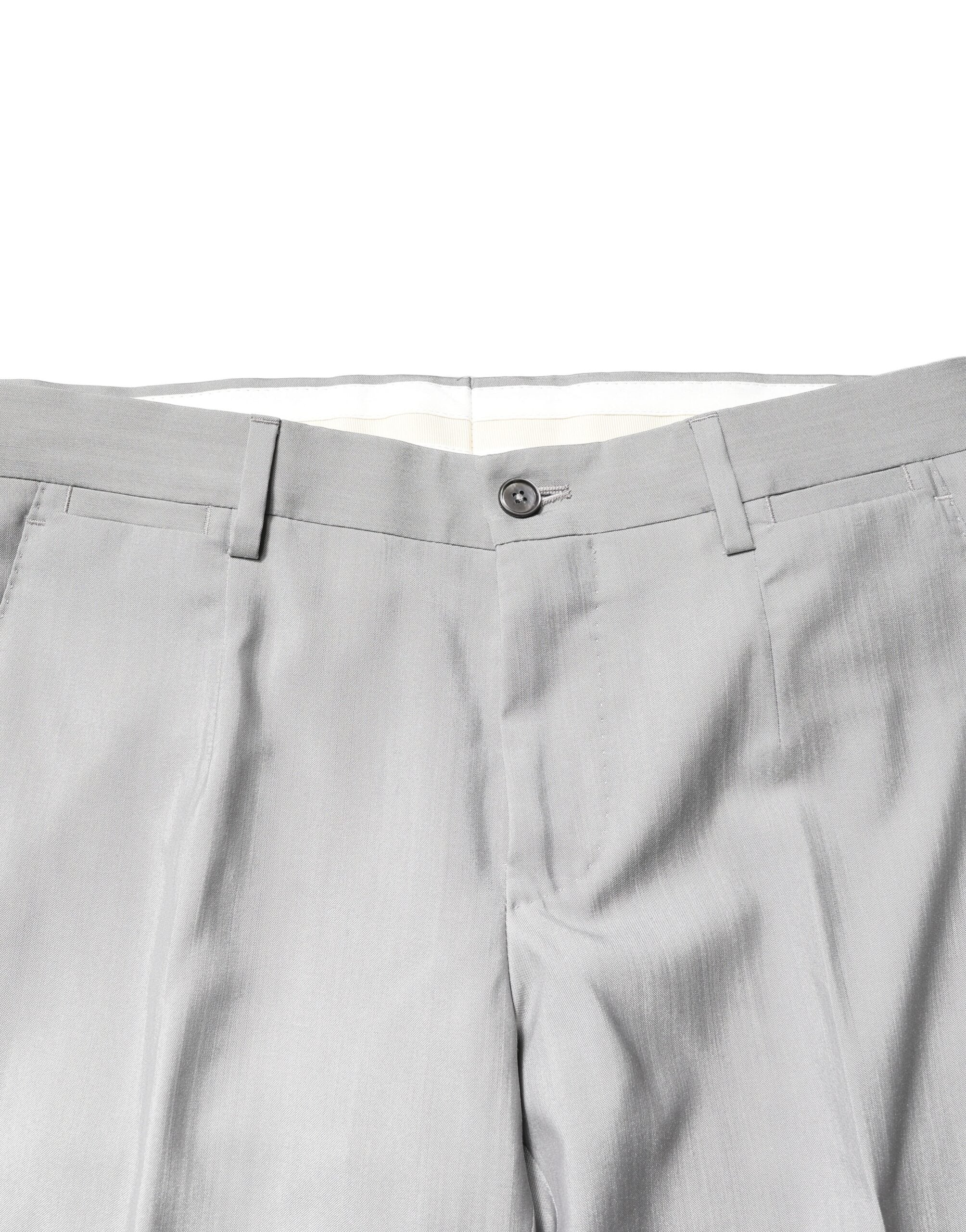 Light Gray Wool GOLD 2 Piece Formal Suit