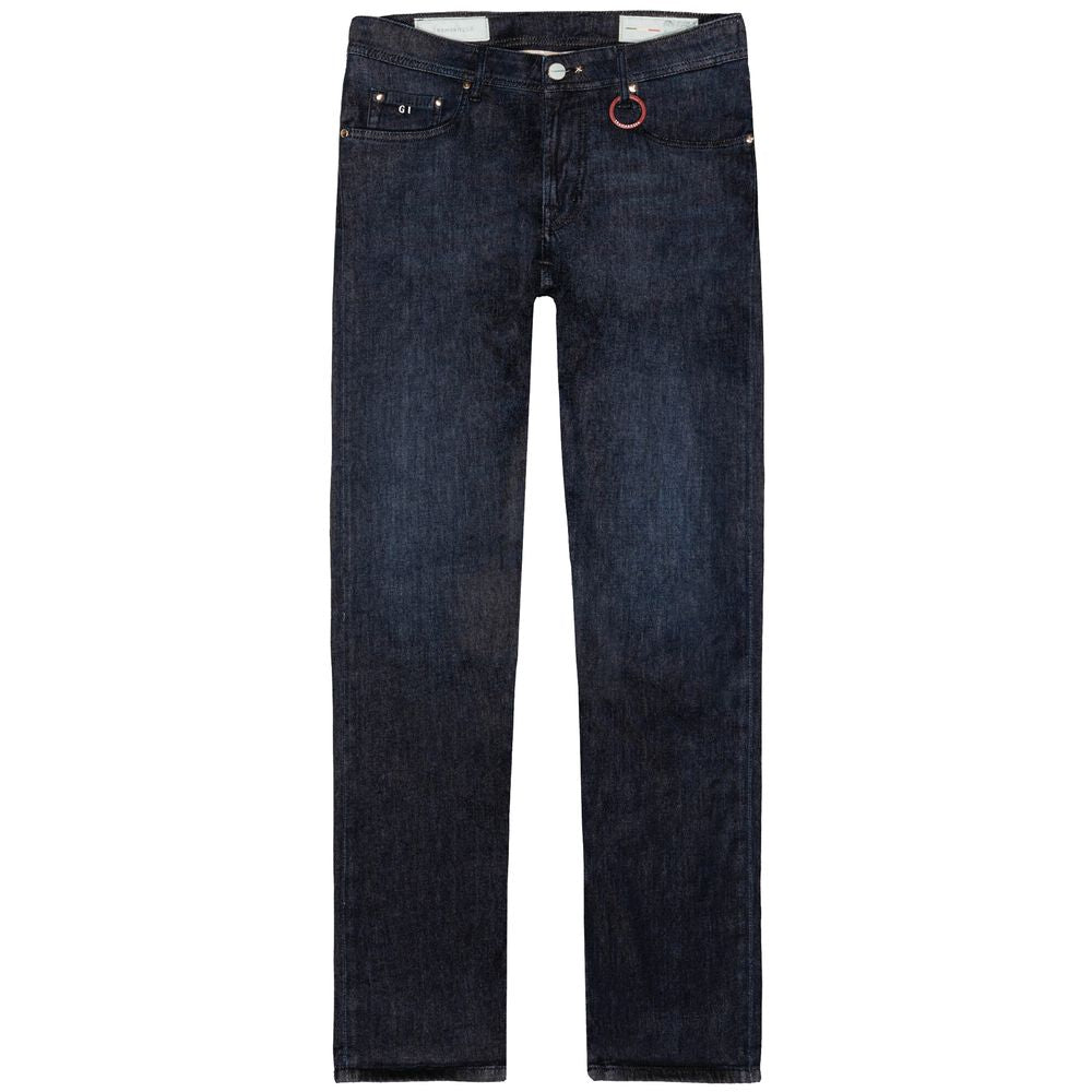 Blue Cotton Men Jeans
