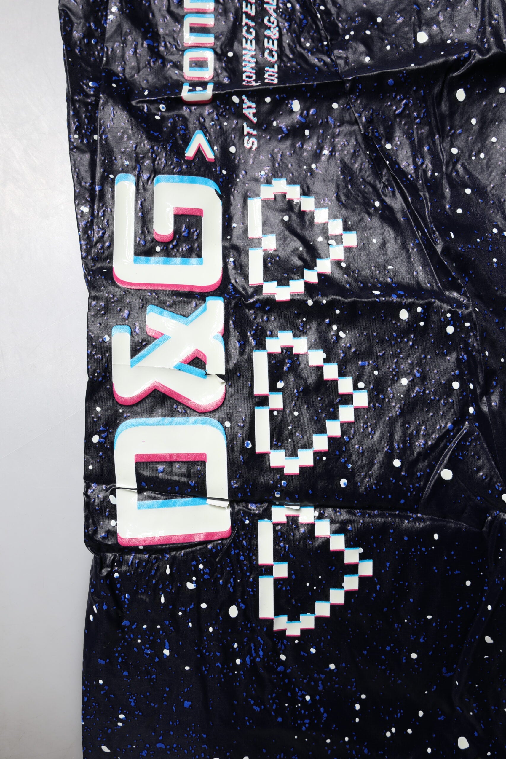 Dark Blue DG Game Print Cotton Jogger Pants