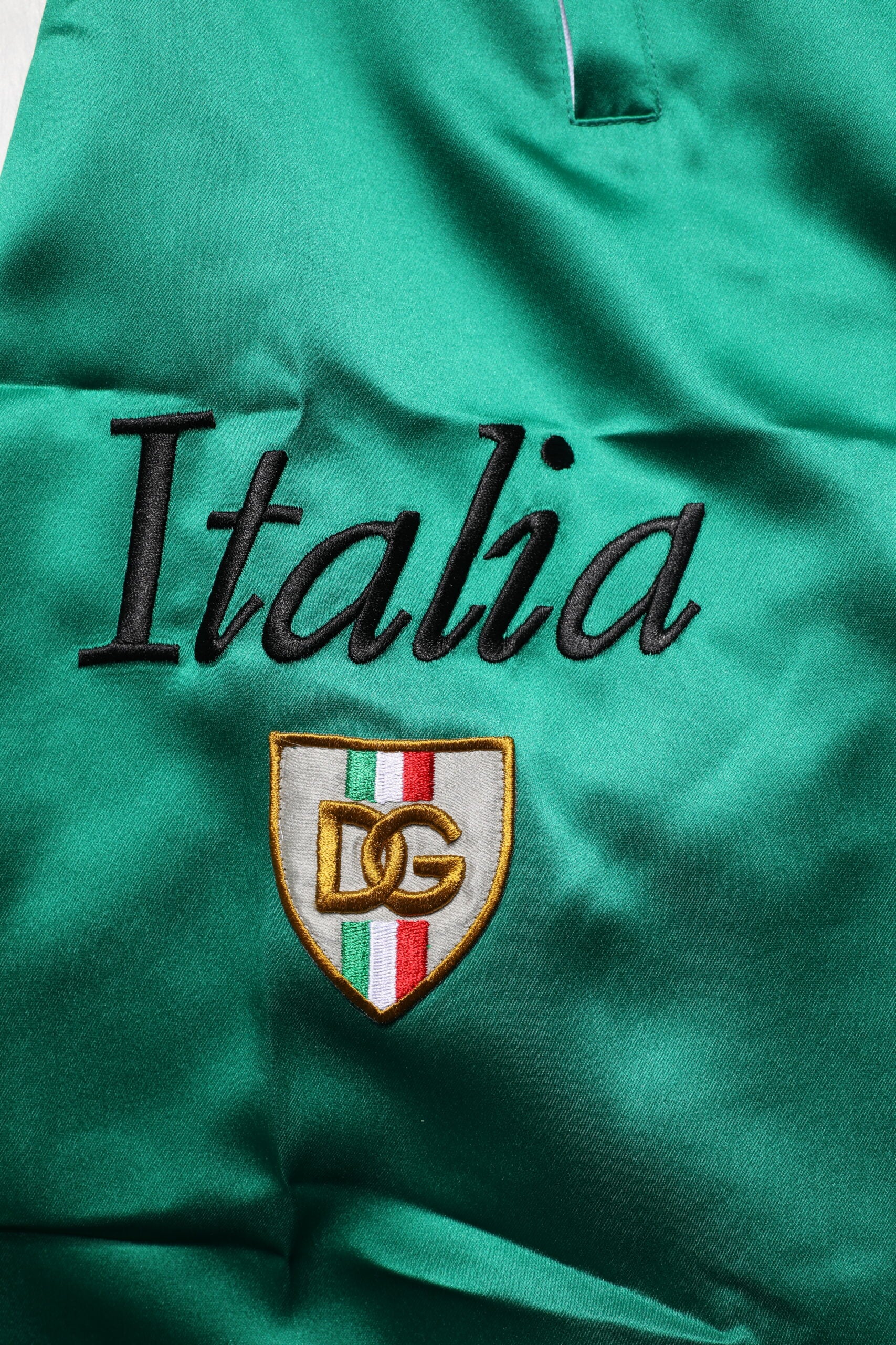 Multicolor Italia Polyester Bermuda Shorts