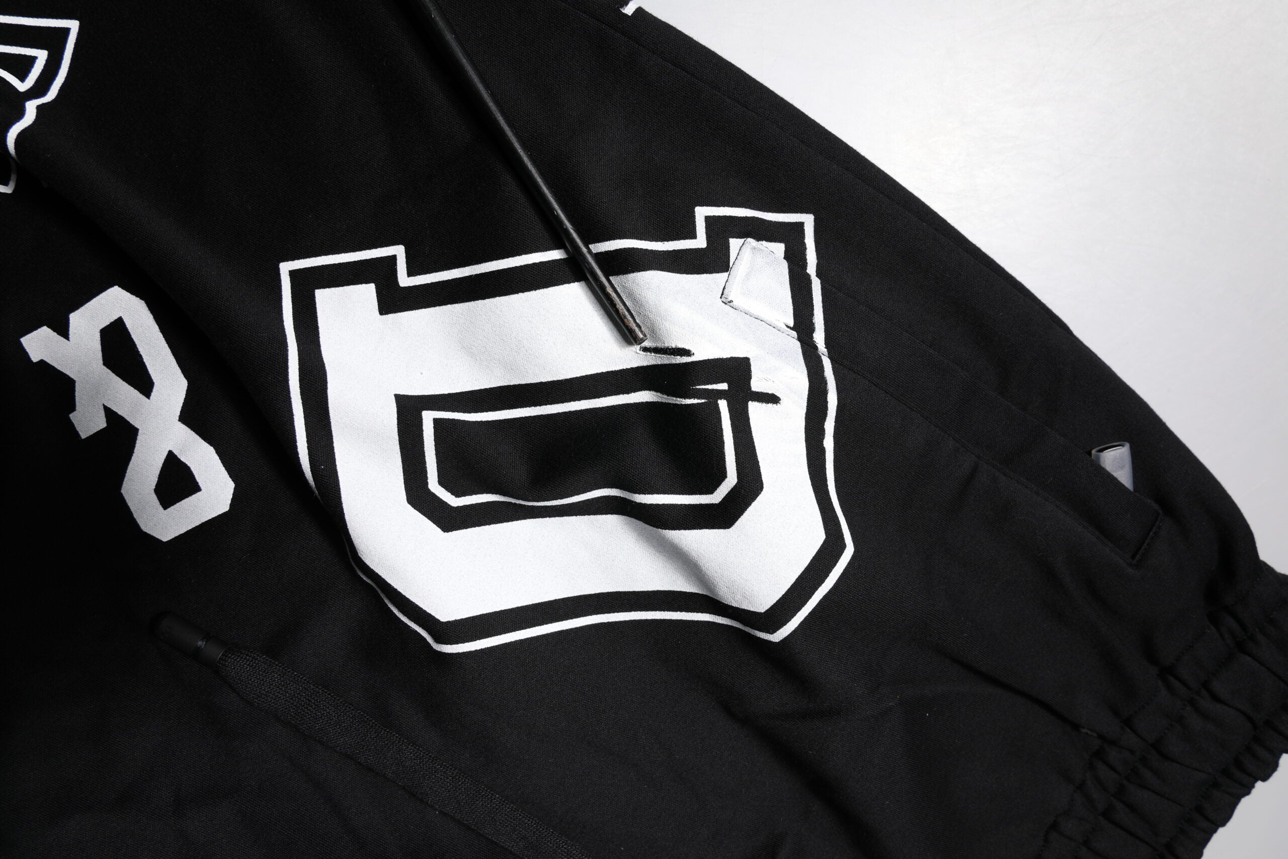 Black Logo Cotton Bermuda Sweatshorts Shorts