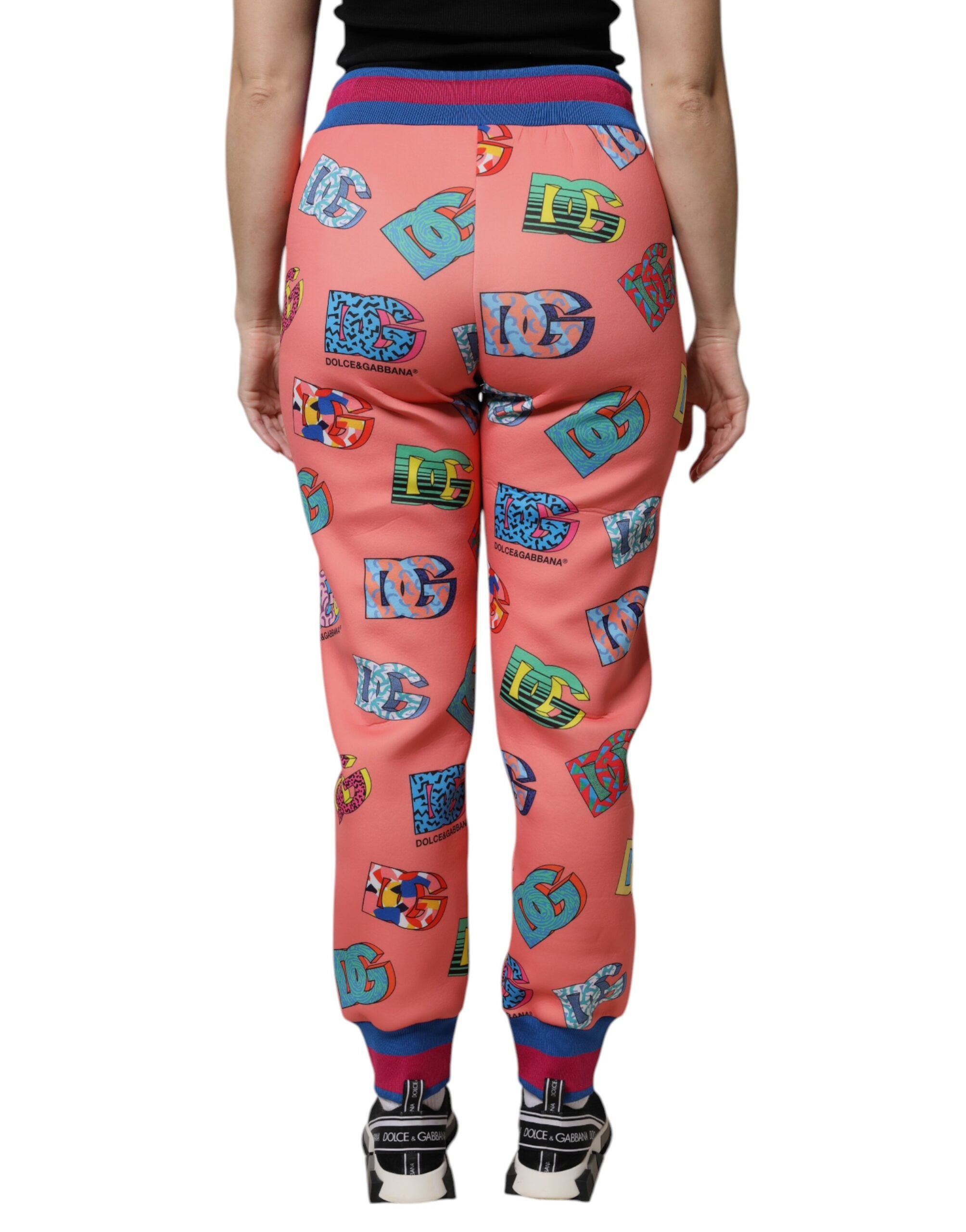 Pink Logo Monogram Jogger Sweatpants Pants