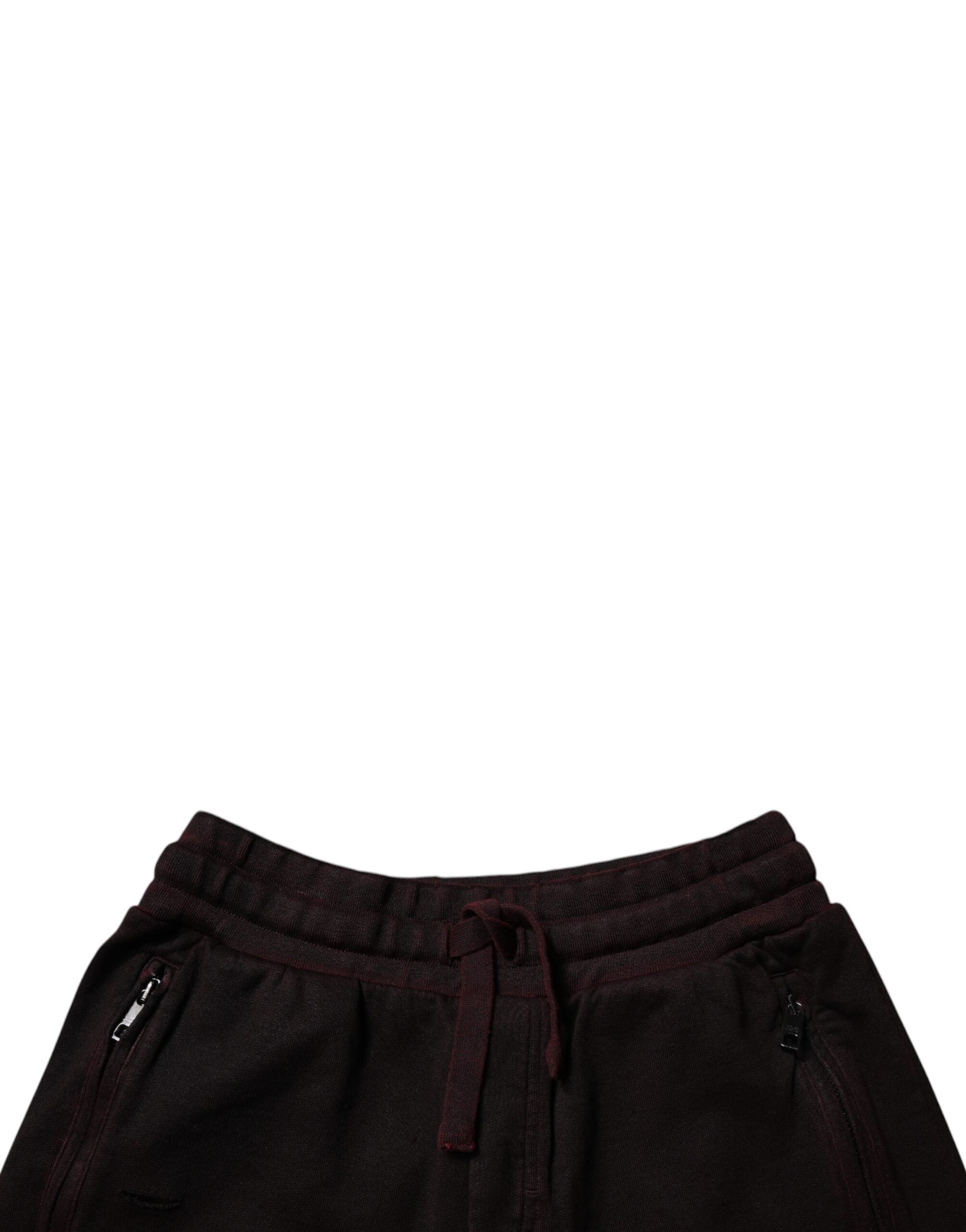 Maroon Cotton Sweatshorts Men Bermuda Shorts