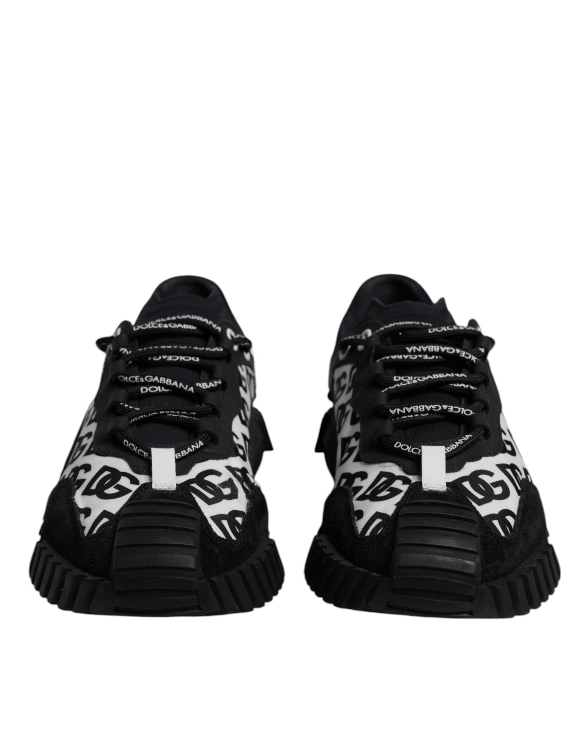 Black Logo Lace Up Low Top NS1 Sneakers Shoes