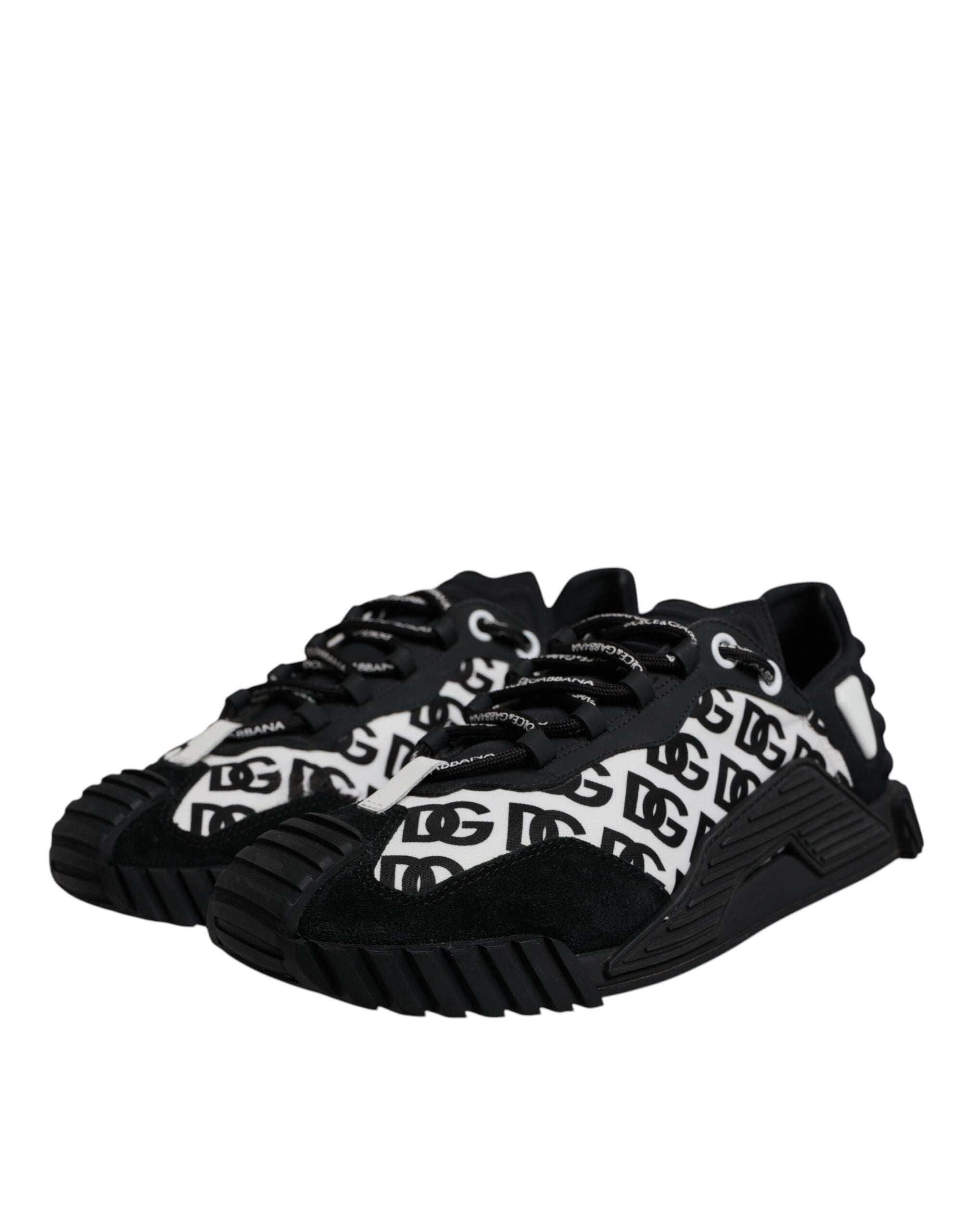 Black Logo Lace Up Low Top NS1 Sneakers Shoes