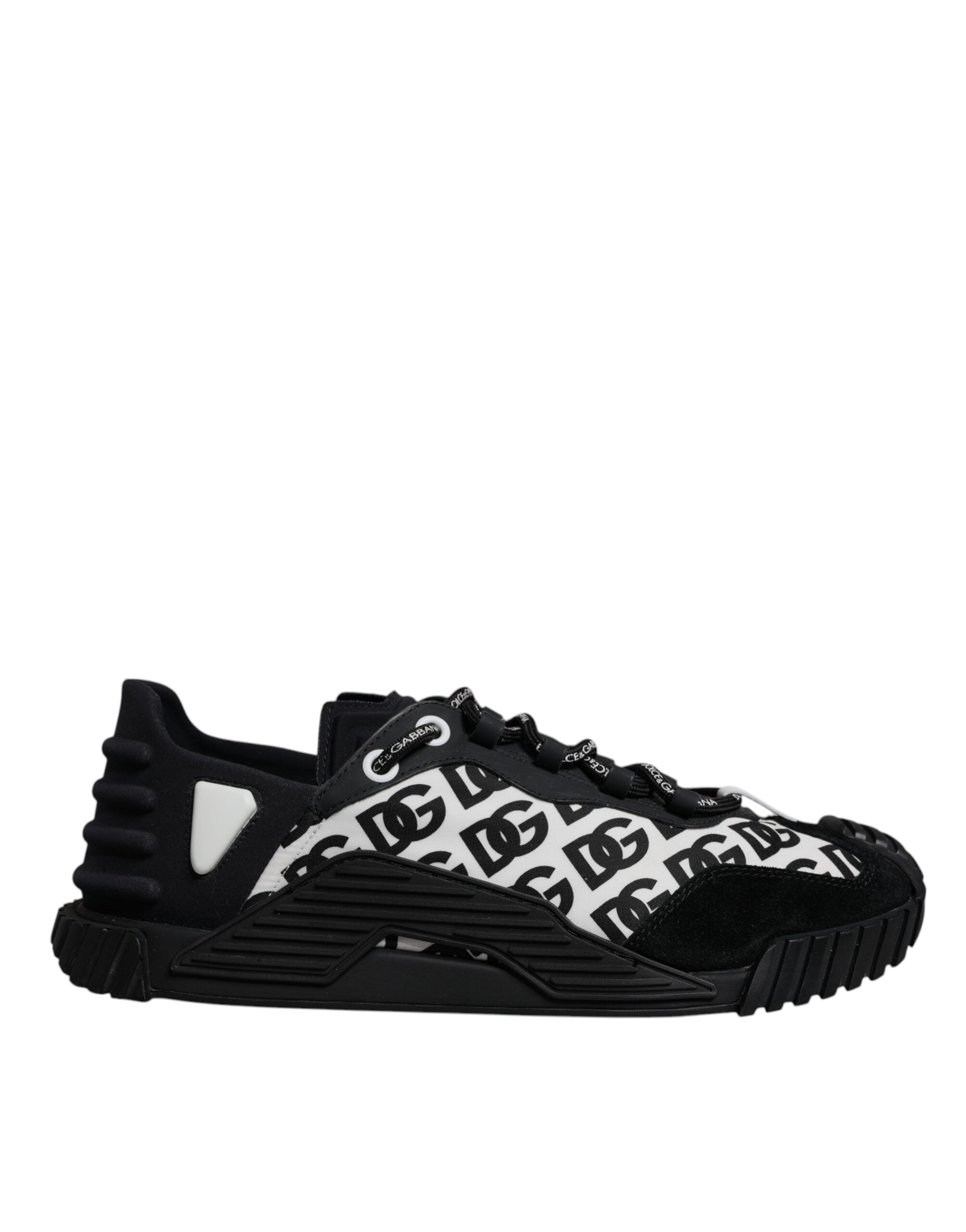 Black Logo Lace Up Low Top NS1 Sneakers Shoes