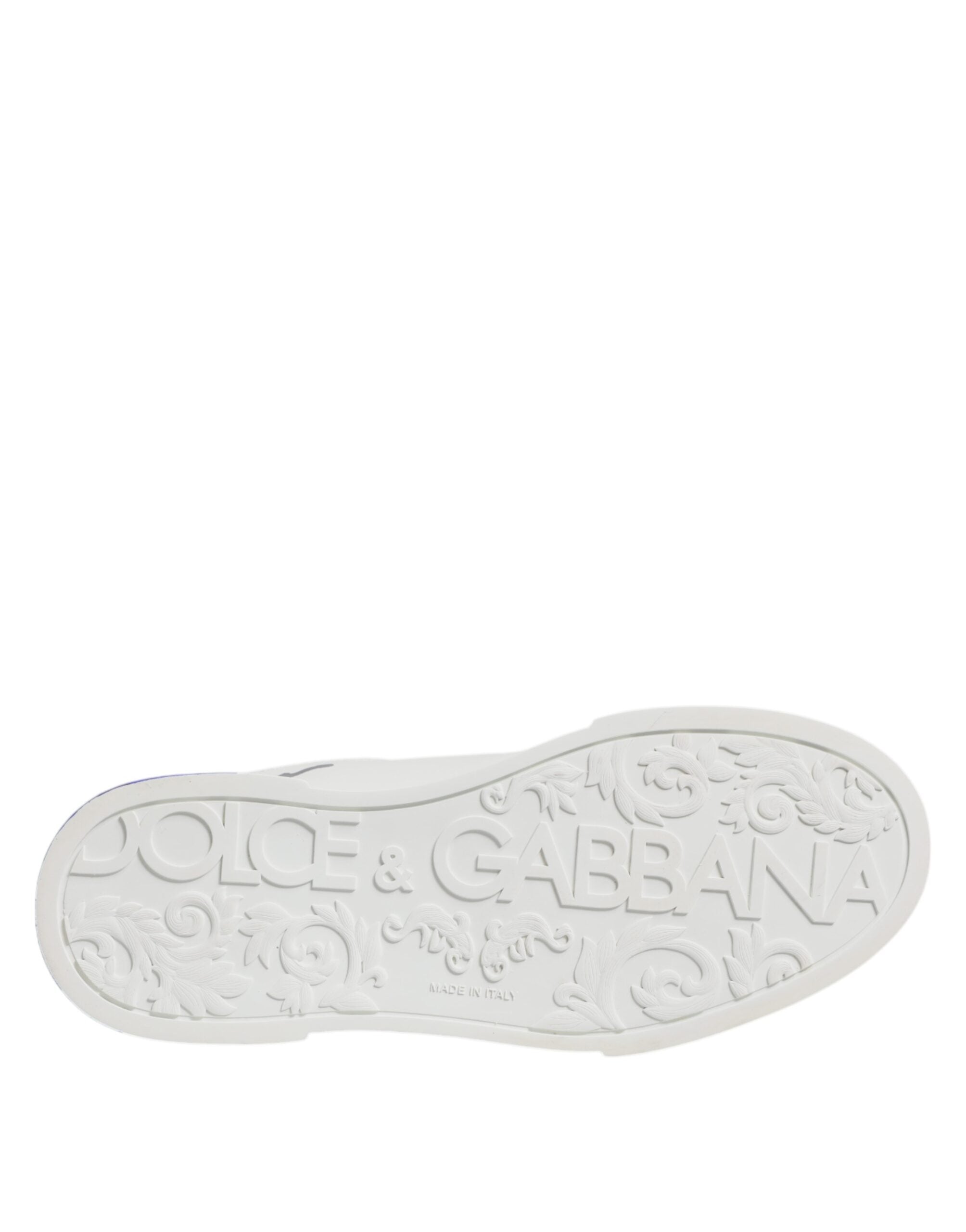 White Blue Crown Low Top Men Sneakers Shoes