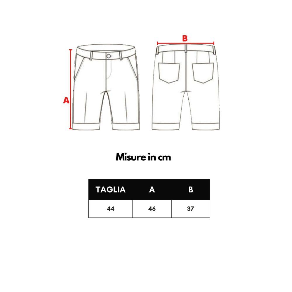 White Cotton Bermuda Shorts