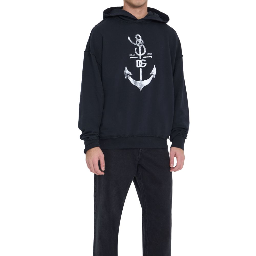 Blue Cotton Sweatshirt