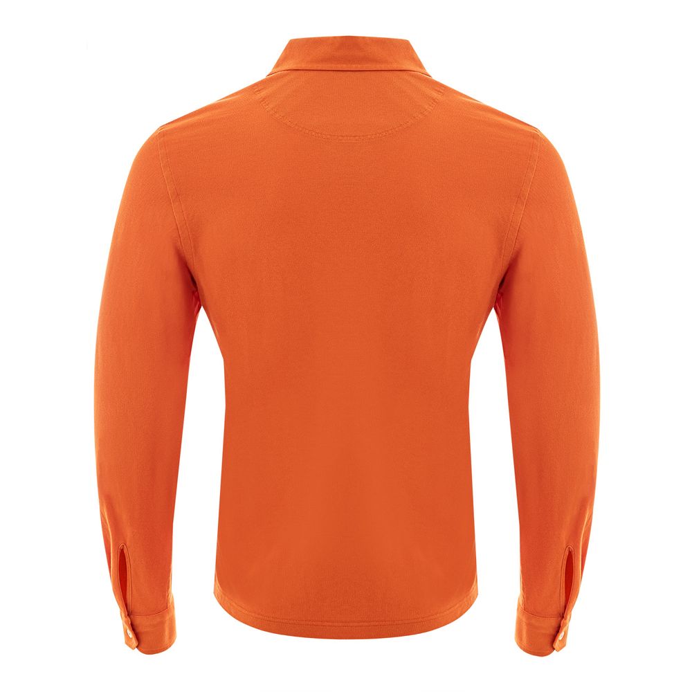 Orange Cotton Polo Shirt