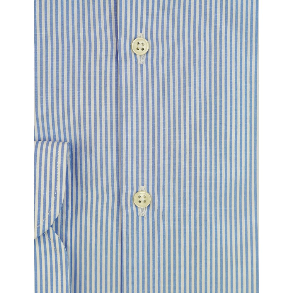 Light Blue Cotton Men Shirt