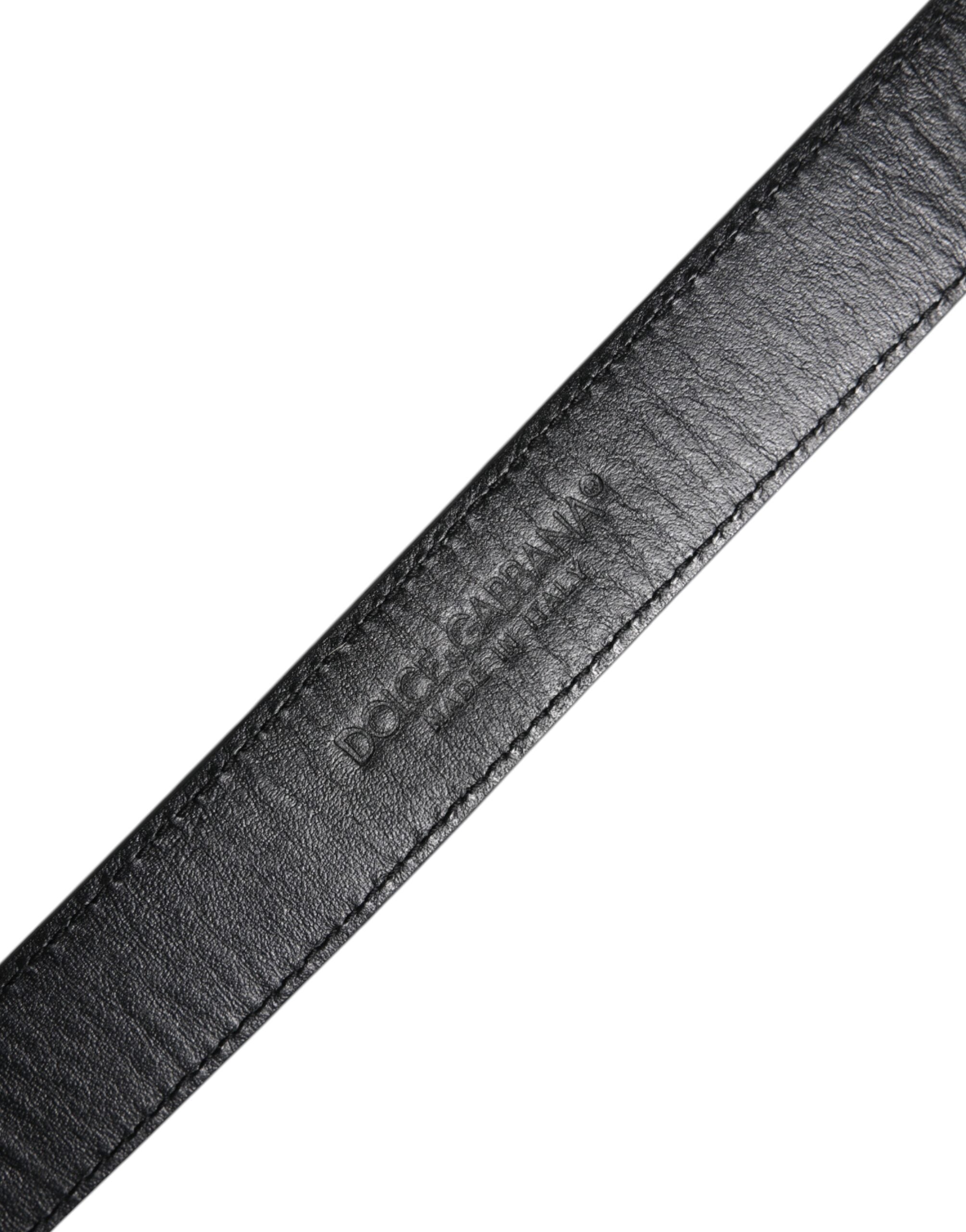 Brown White Pony Leather Metal Buckle Belt