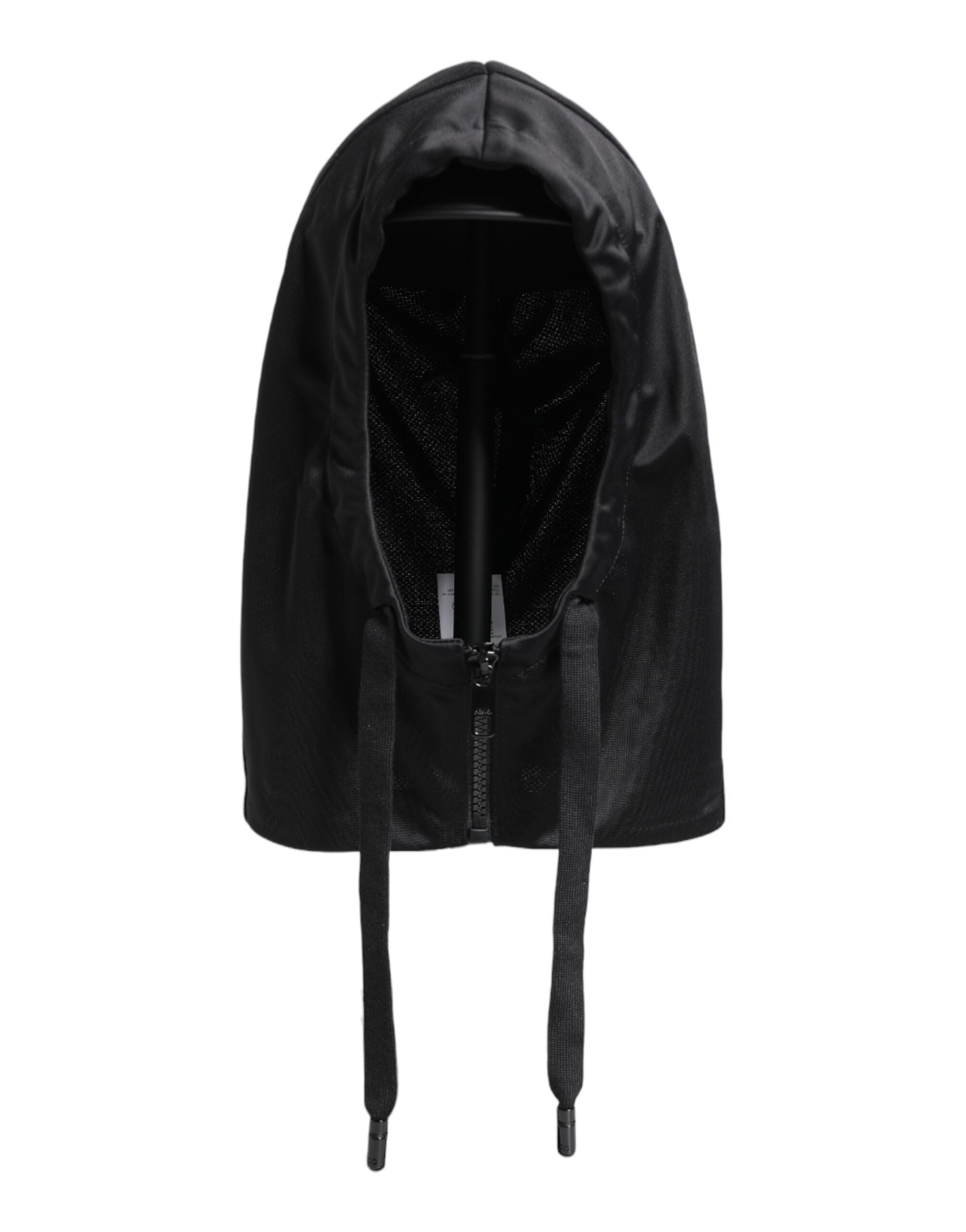 Black Polyester Whole Head Wrap Hat