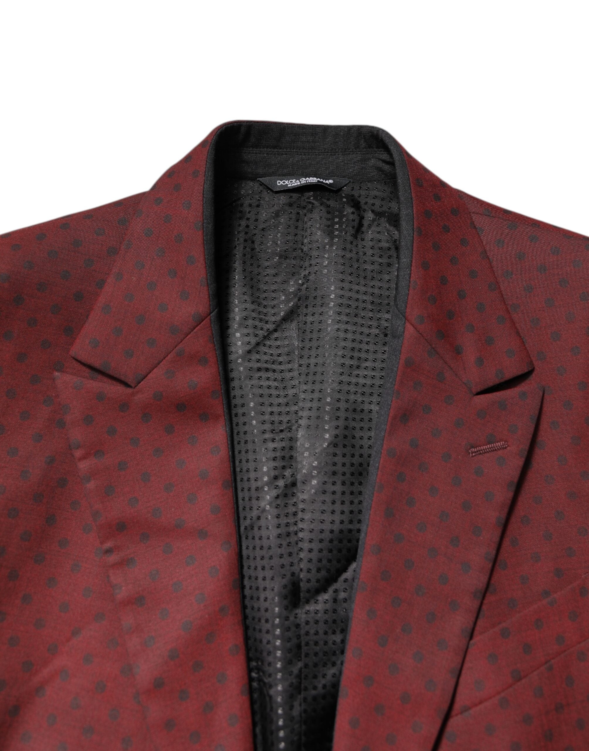 Maroon Wool Slim Fit Men Coat Jacket Blazer