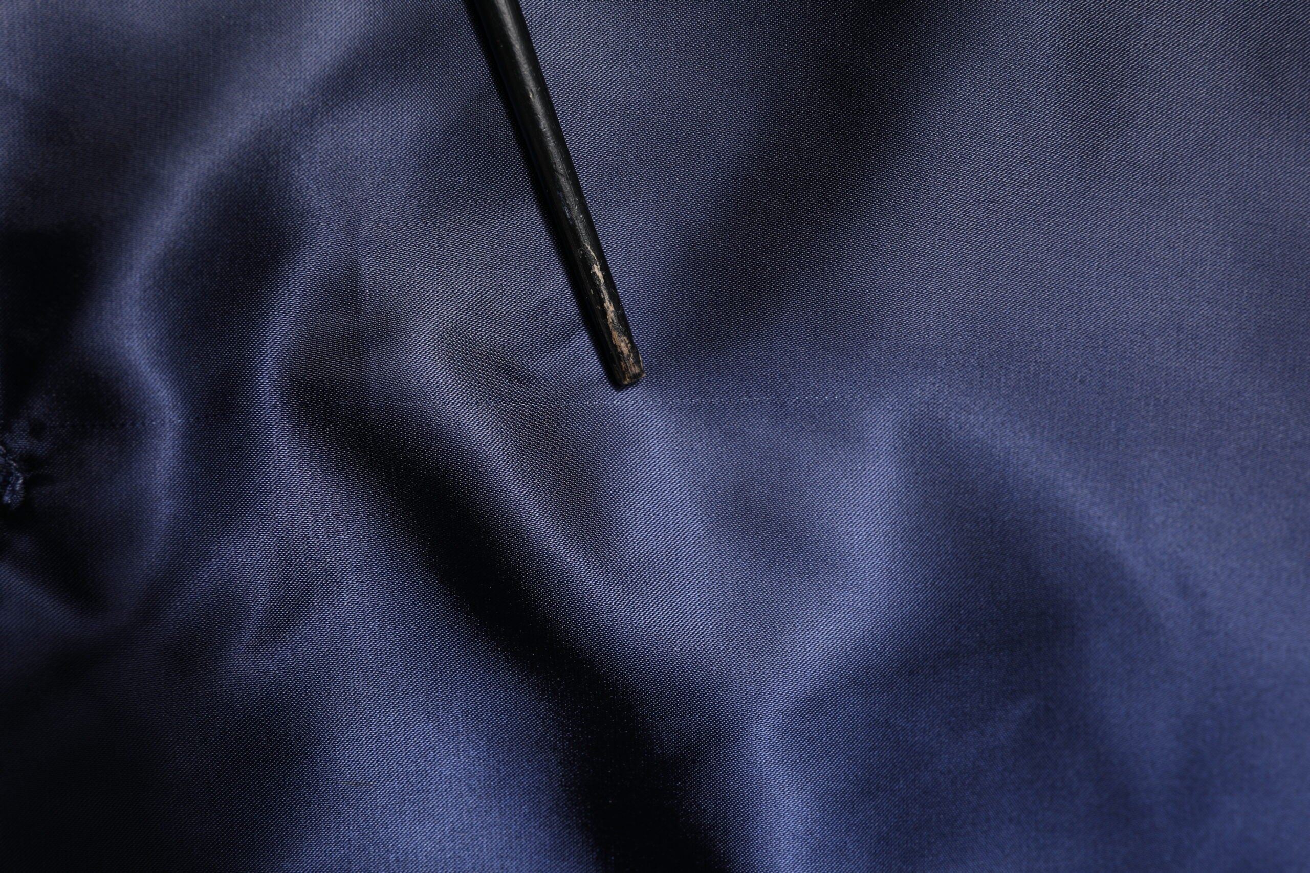 Blue Nylon DG Crown Full Zip Bomber Jacket