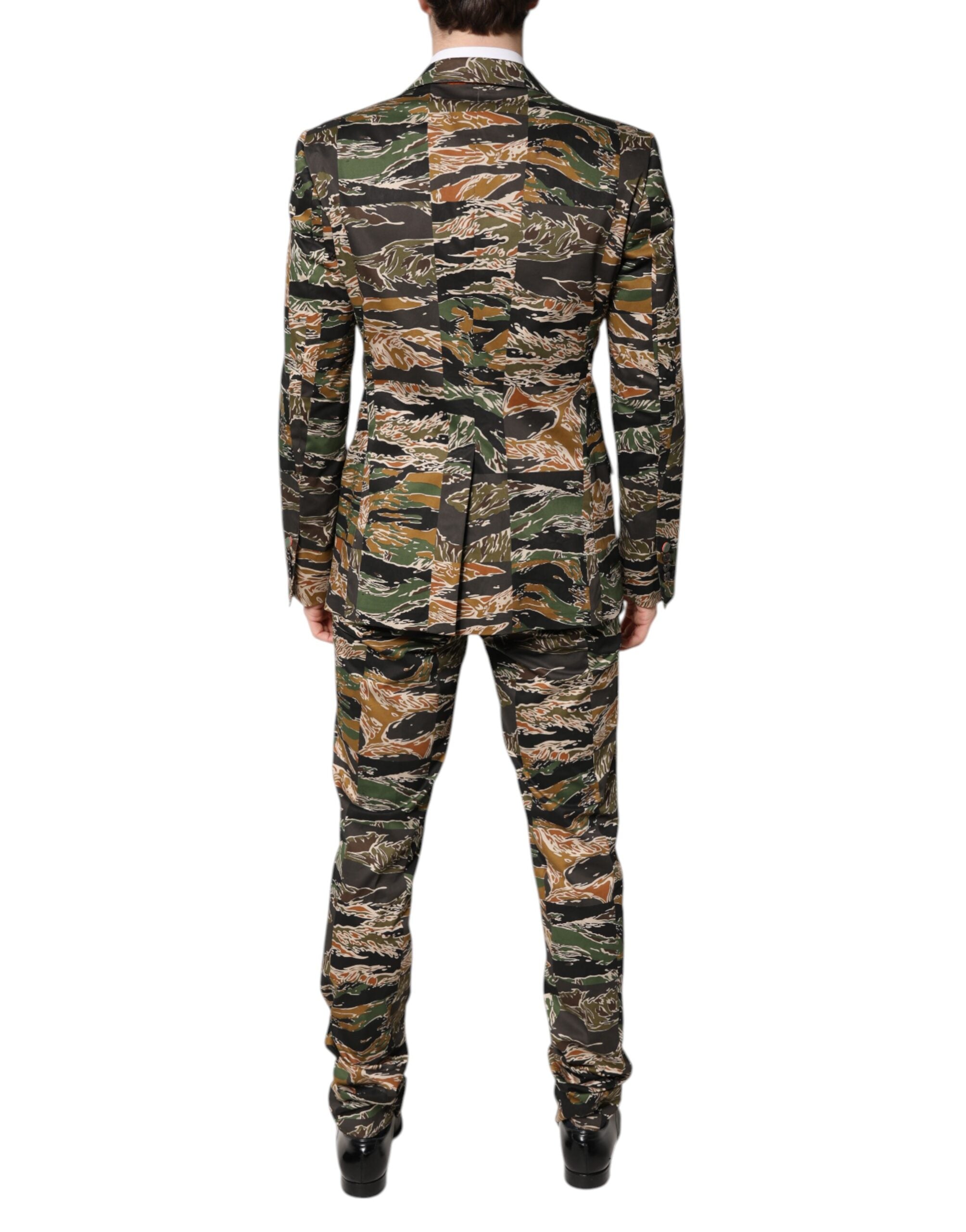 Multicolor TAORMINA Single Breasted 2 Piece Suit