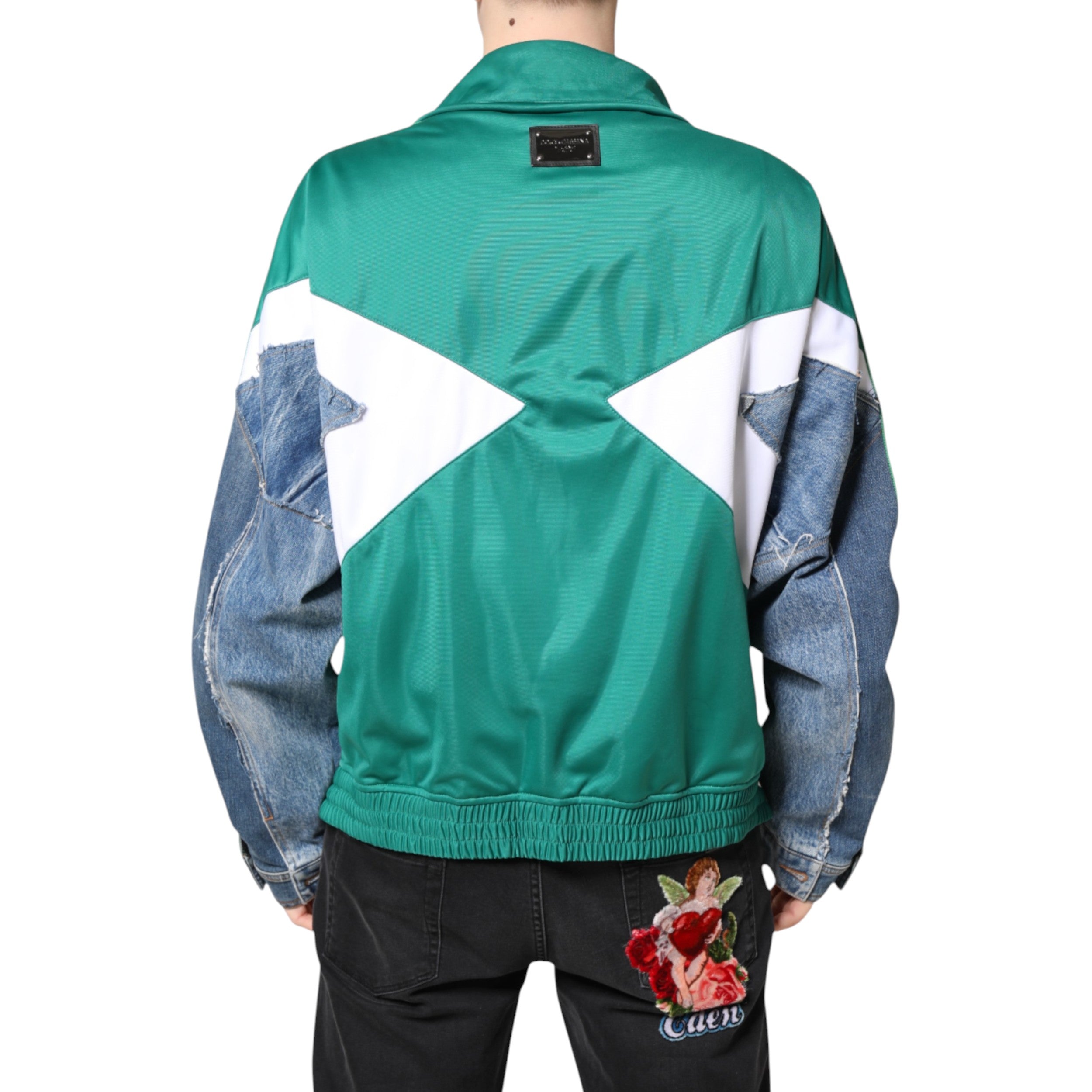 Multicolor Full Zip Windbreaker Jacket