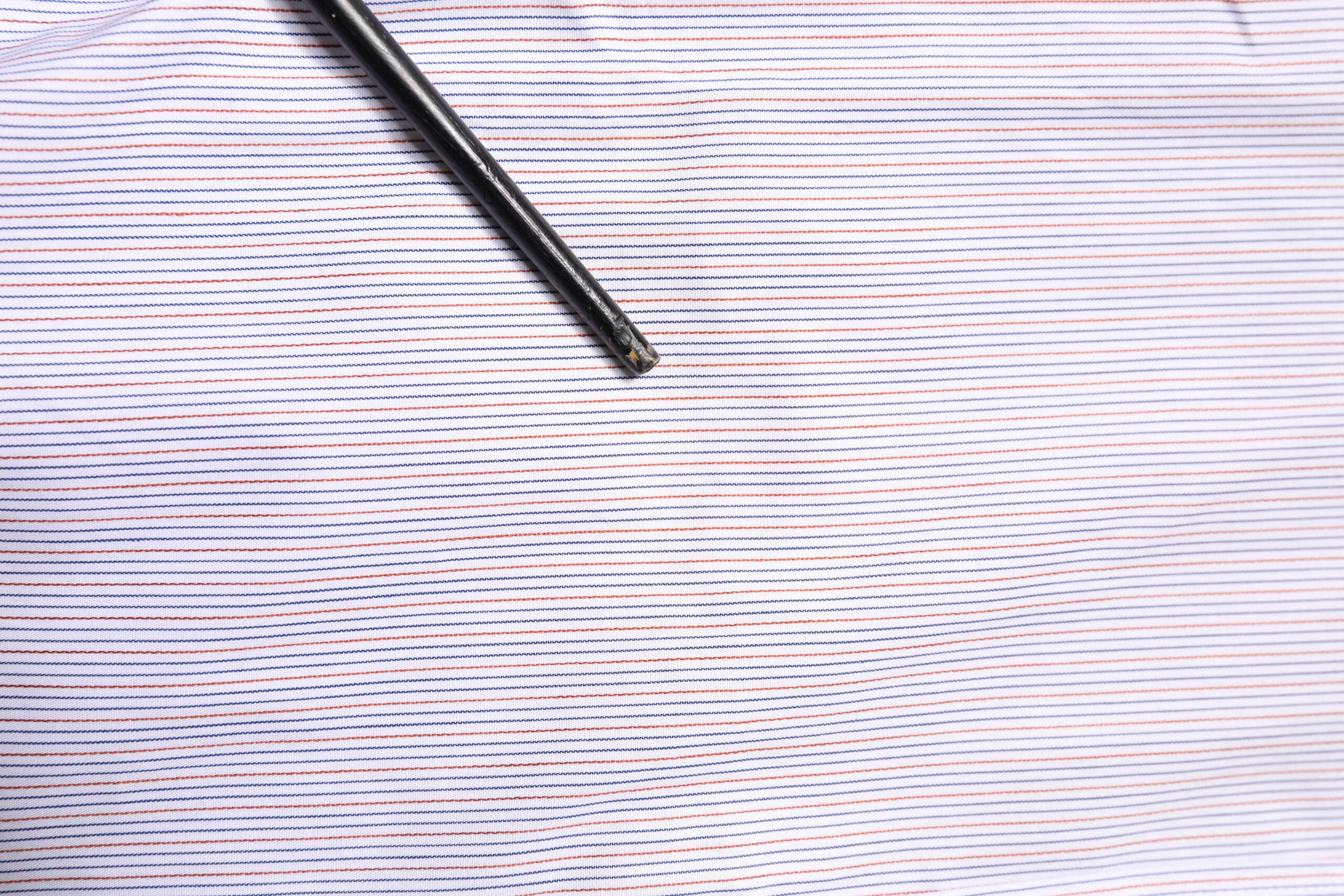 White Striped Cotton GOLD Long Sleeves Shirt