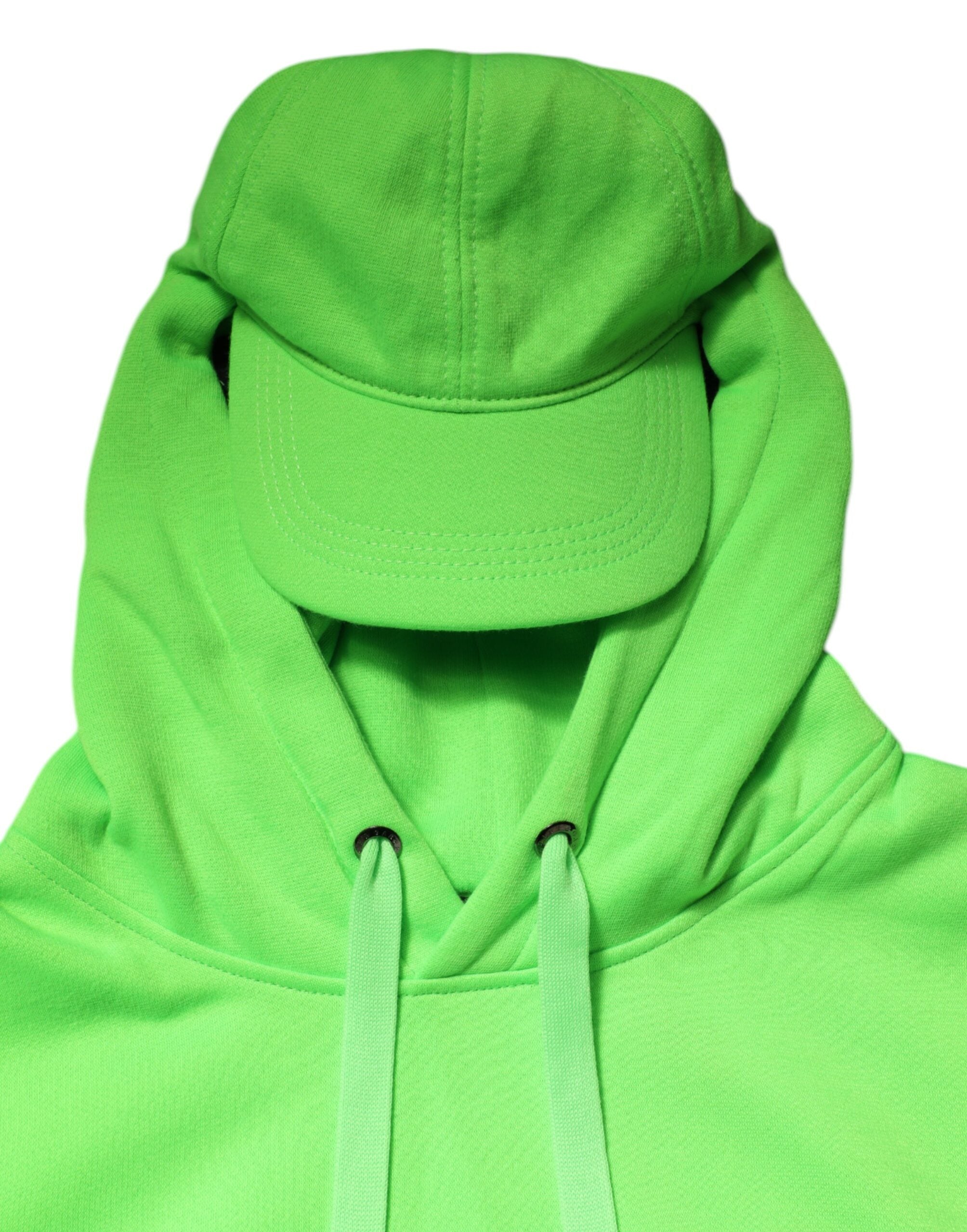 Green Polyester Hooded Sportswear Vest Sweater