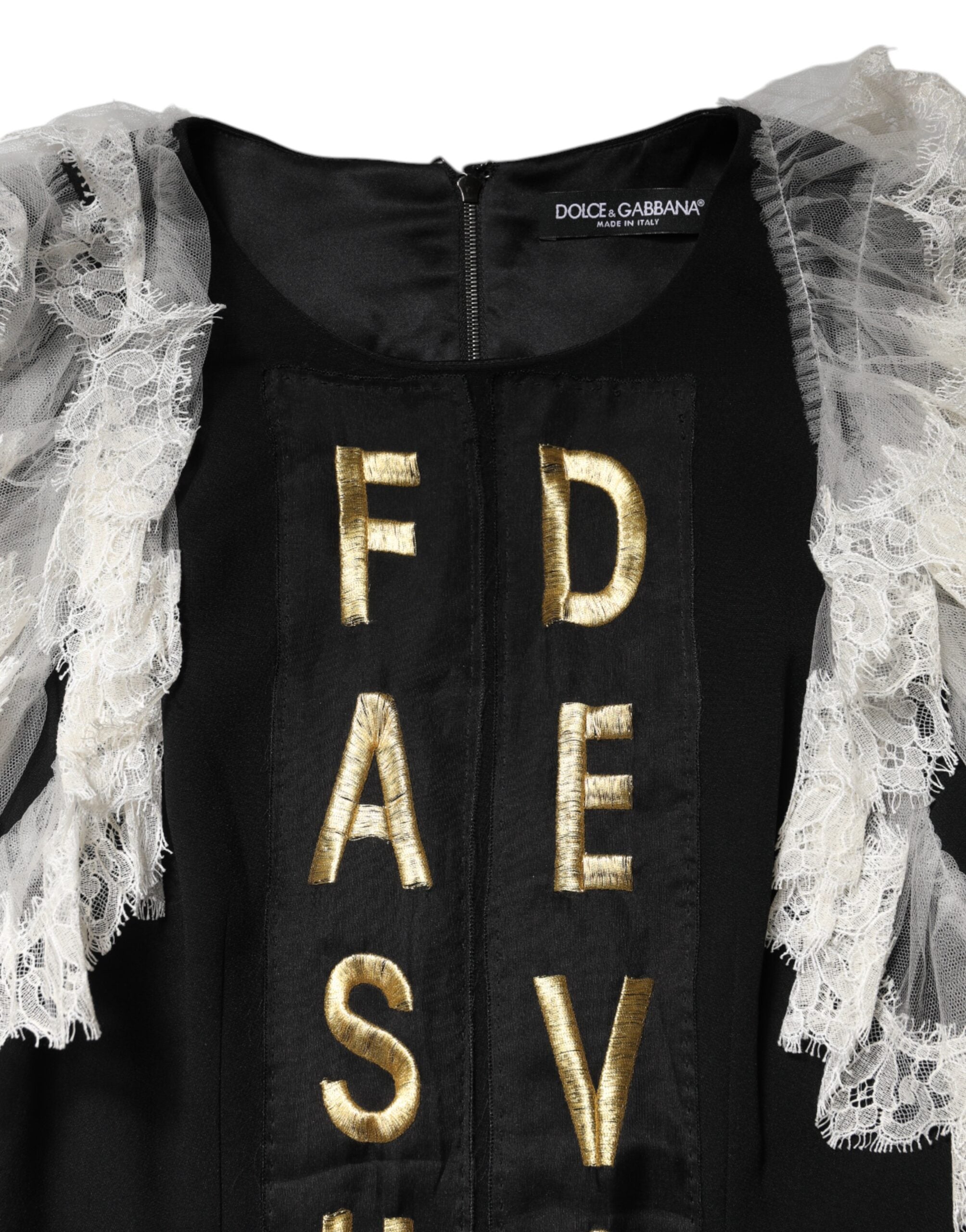 Black Fashion Devotion Embellish Mini Dress