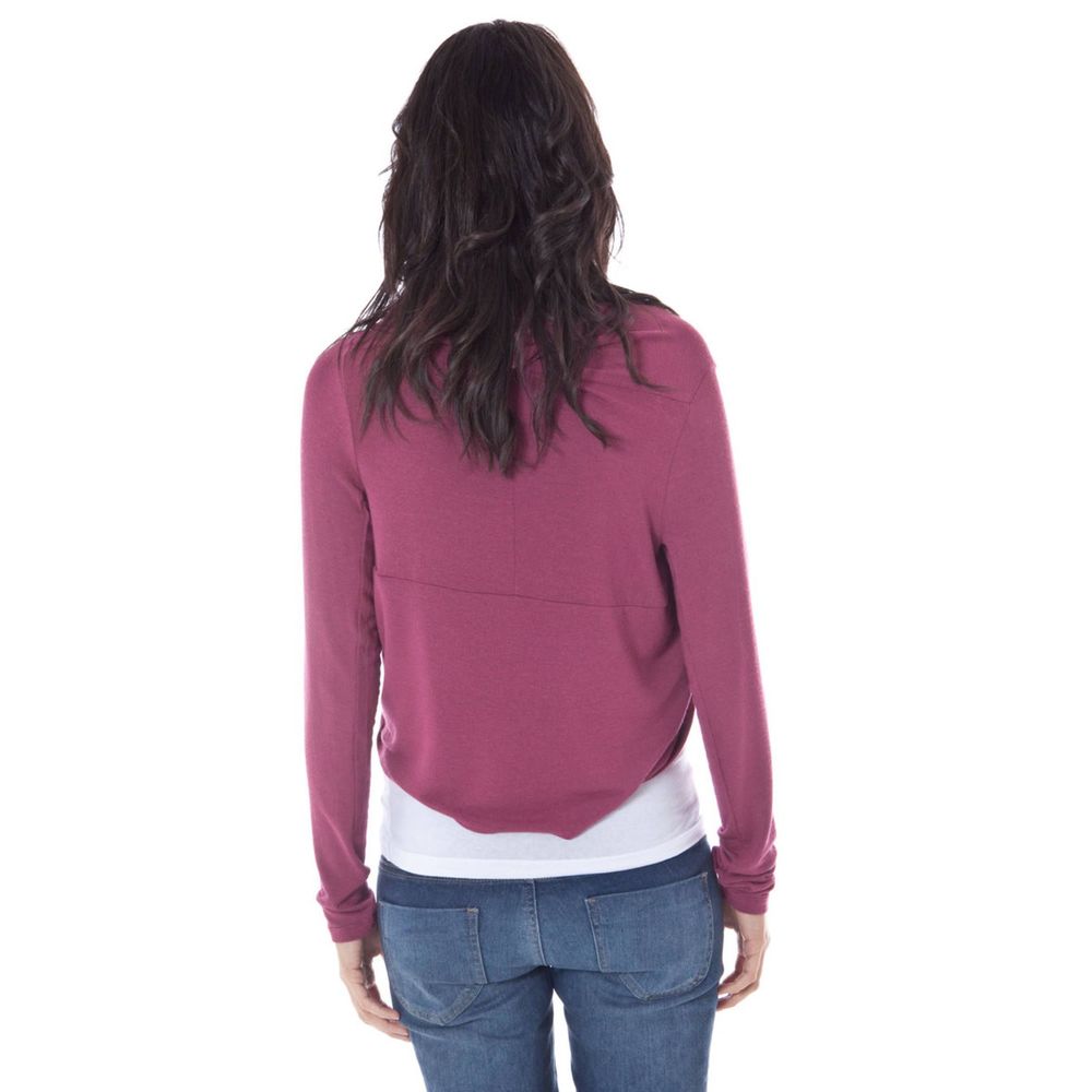 Purple Elastane Sweater