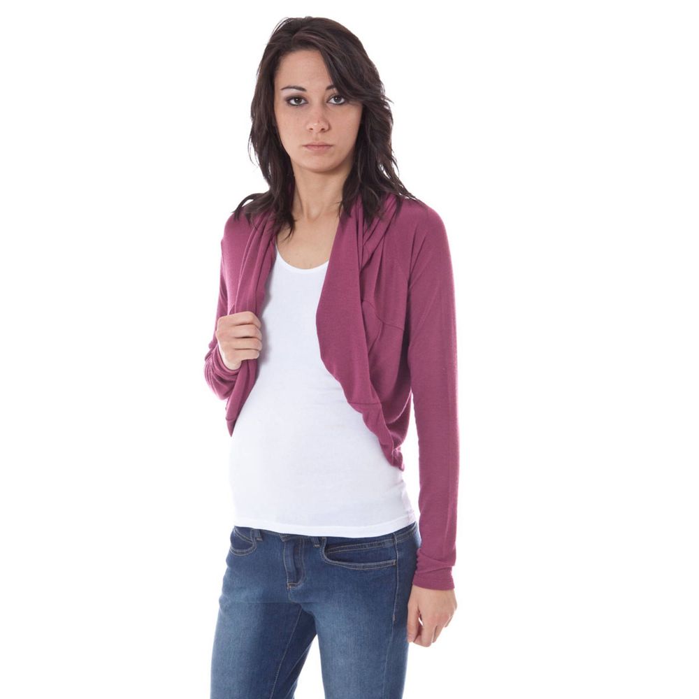Purple Elastane Sweater