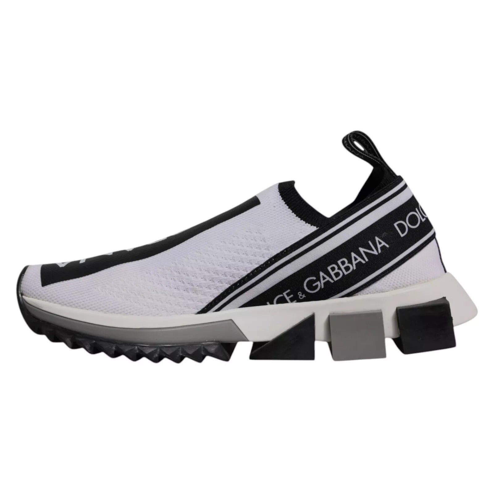 White Black Slip On Sorrento Sneakers Shoes