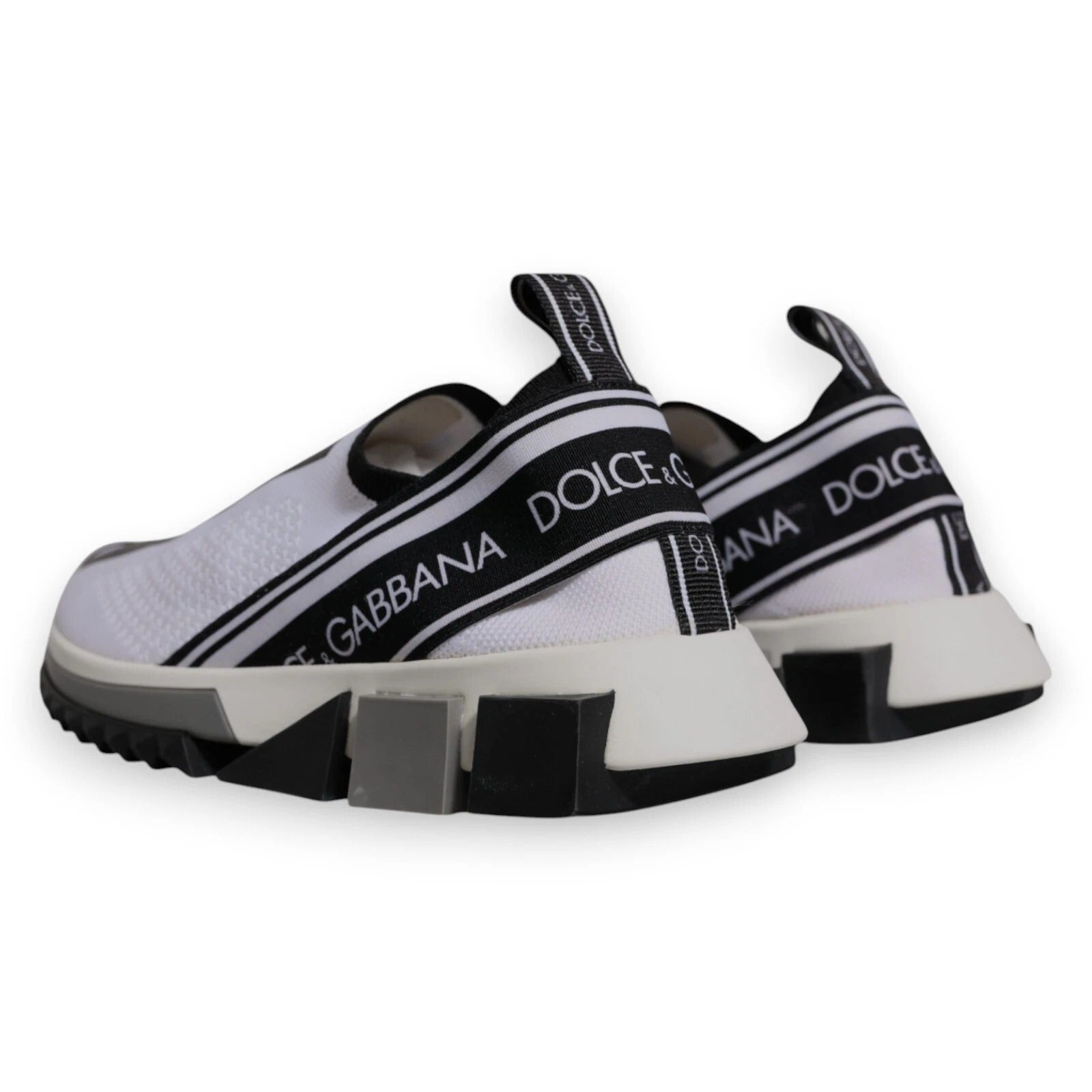 White Black Slip On Sorrento Sneakers Shoes
